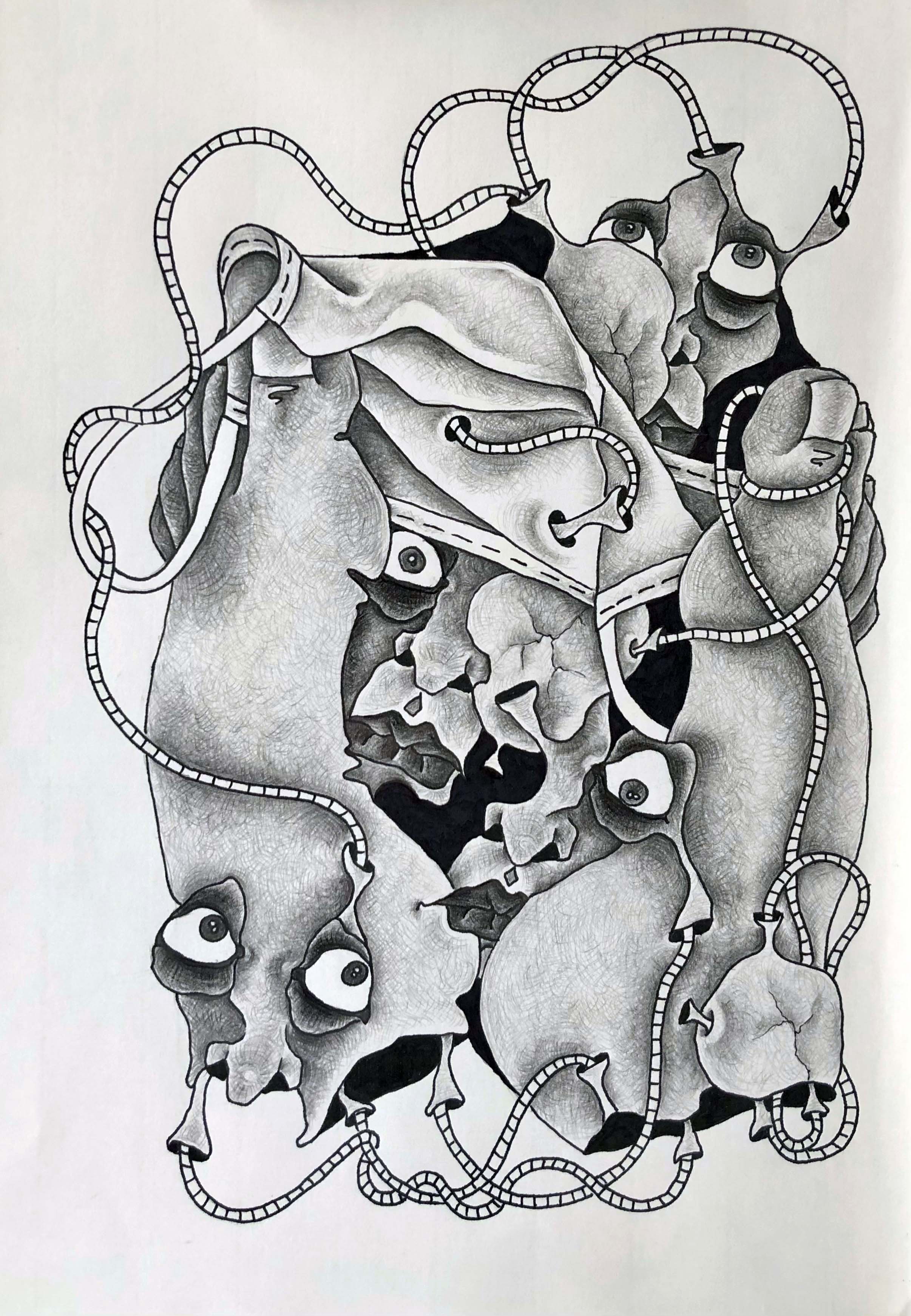 Artwork Blockage 4 by Banafsheh Farisabadi Artwork Blockage 4 by Banafsheh Farisabadi