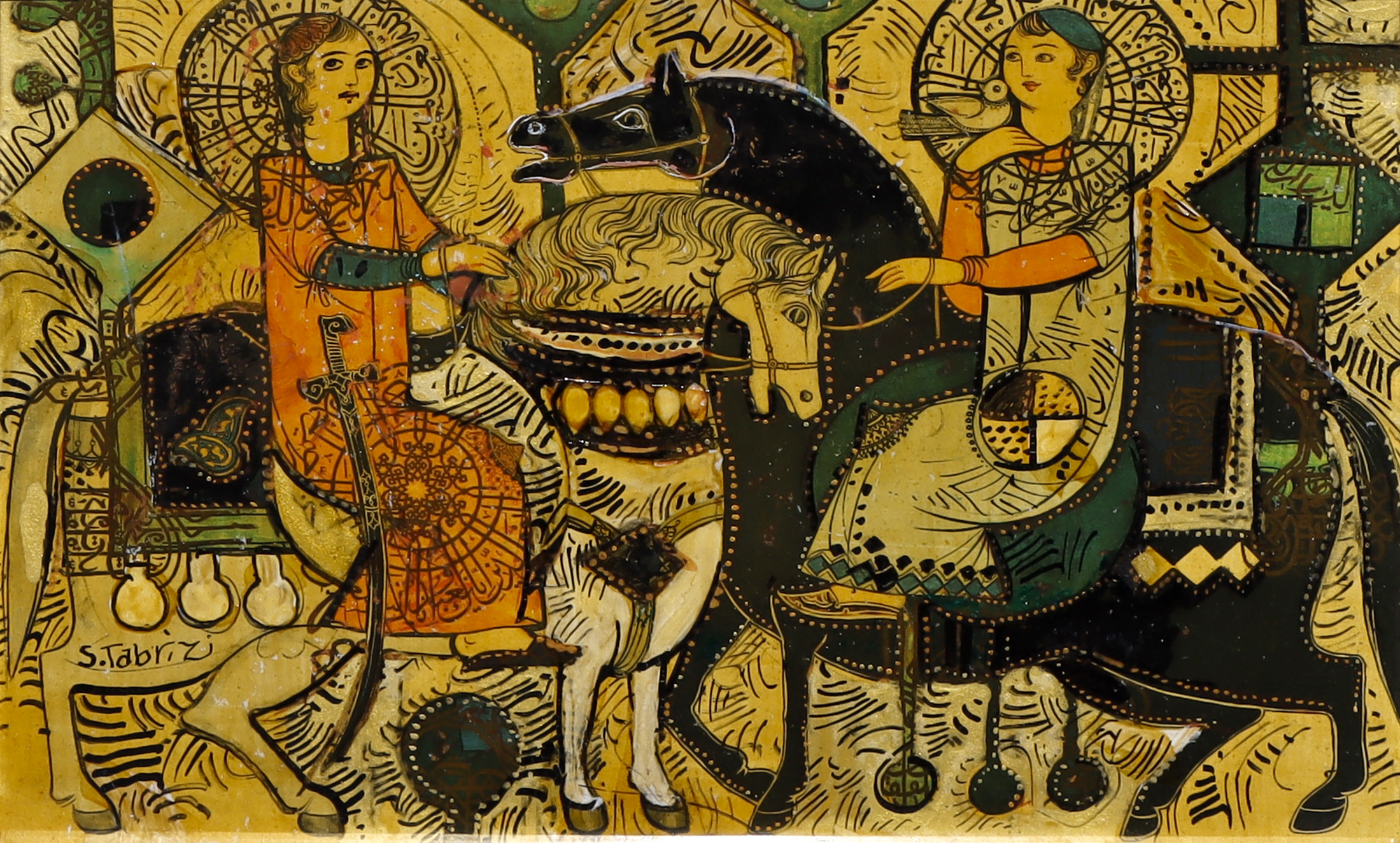 اثر بدون عنوان از صادق تبریزی اثر بدون عنوان از صادق تبریزی