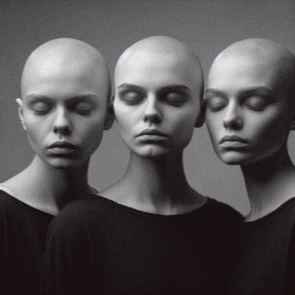 Artwork Three women by Ali Khatamsaz Artwork Three women by Ali Khatamsaz