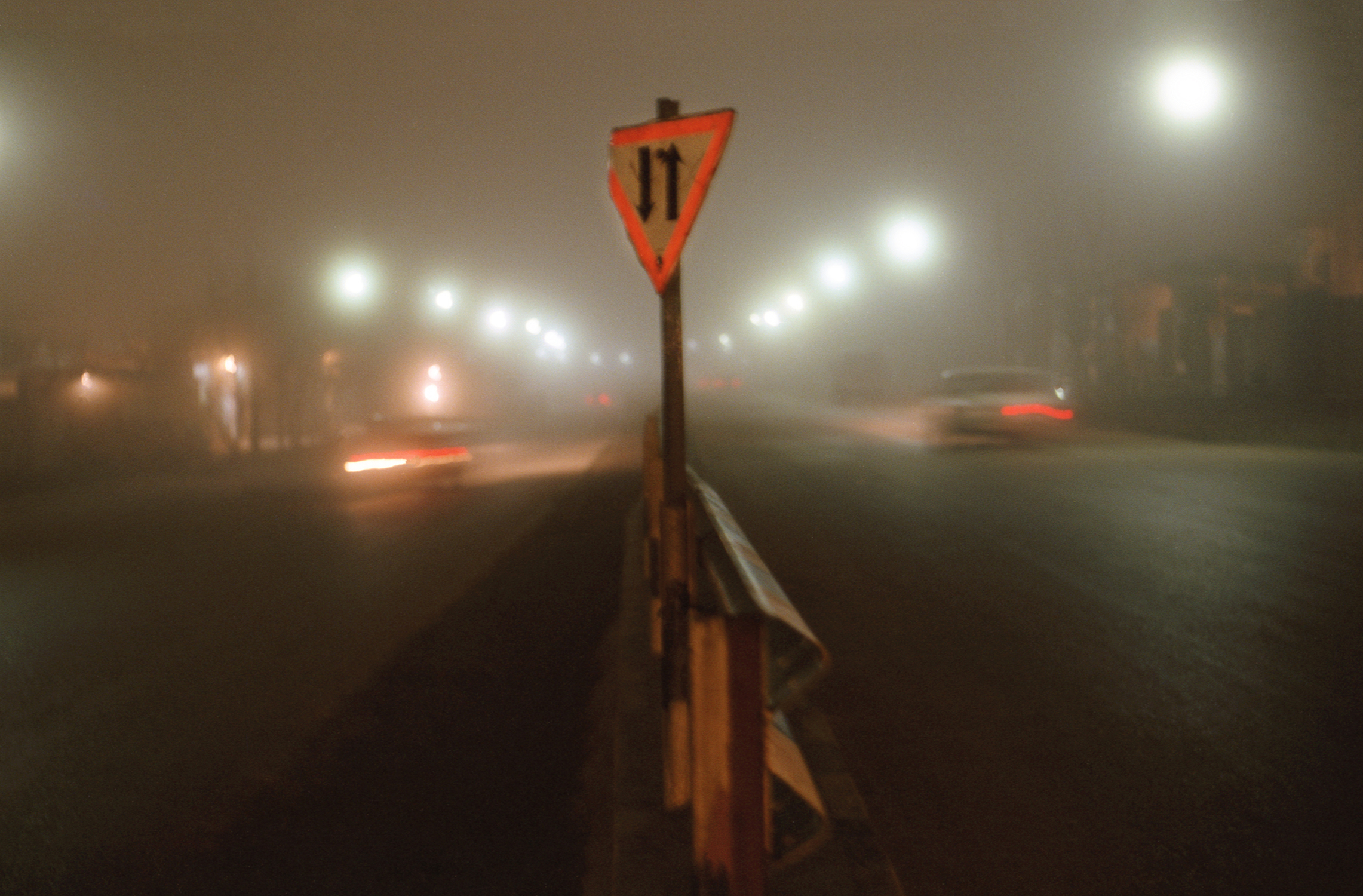 Artwork fog on the street by Hashem Attar Artwork fog on the street by Hashem Attar