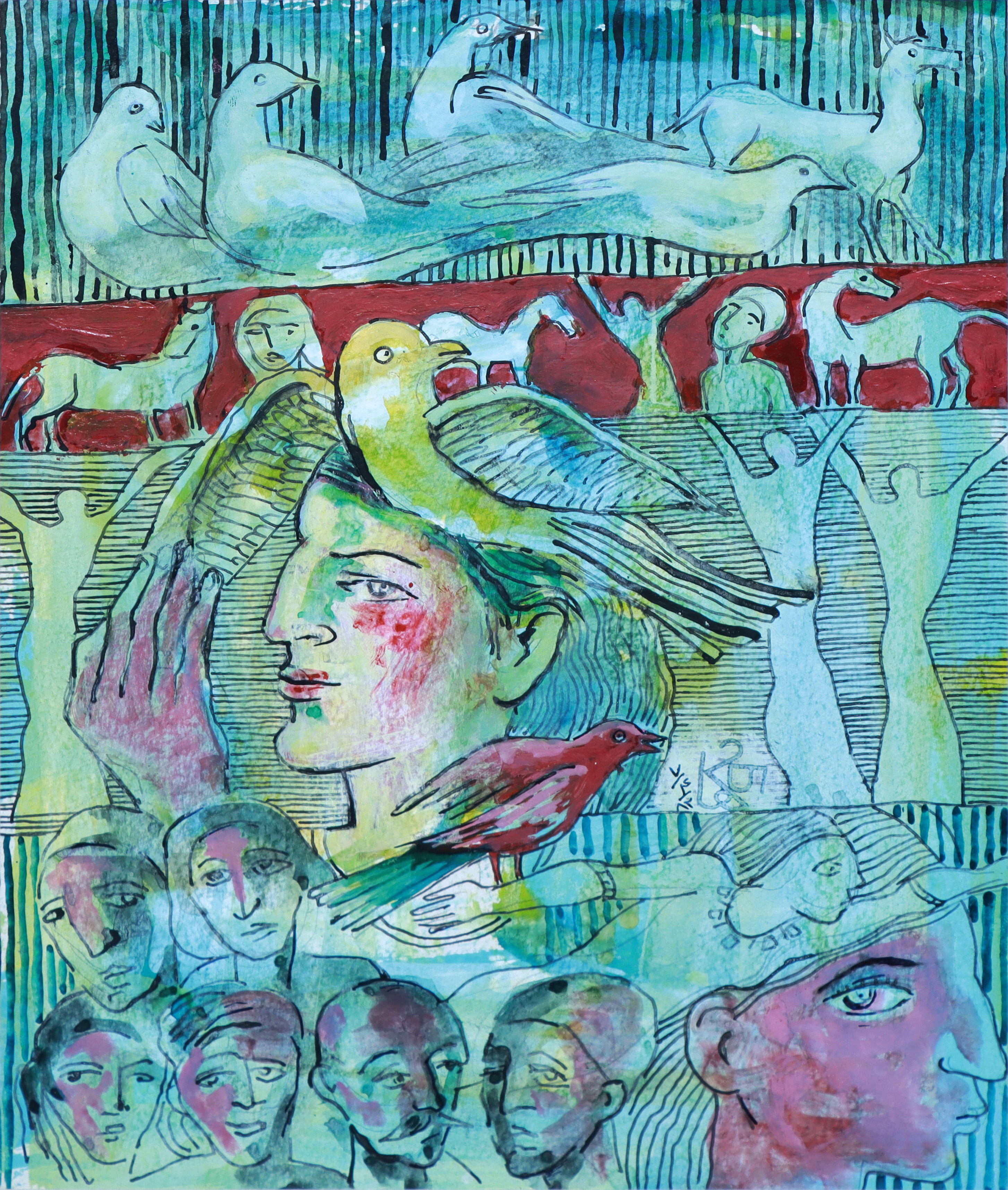 Artwork Untitled by Hannibal Alkhas Artwork Untitled by Hannibal Alkhas