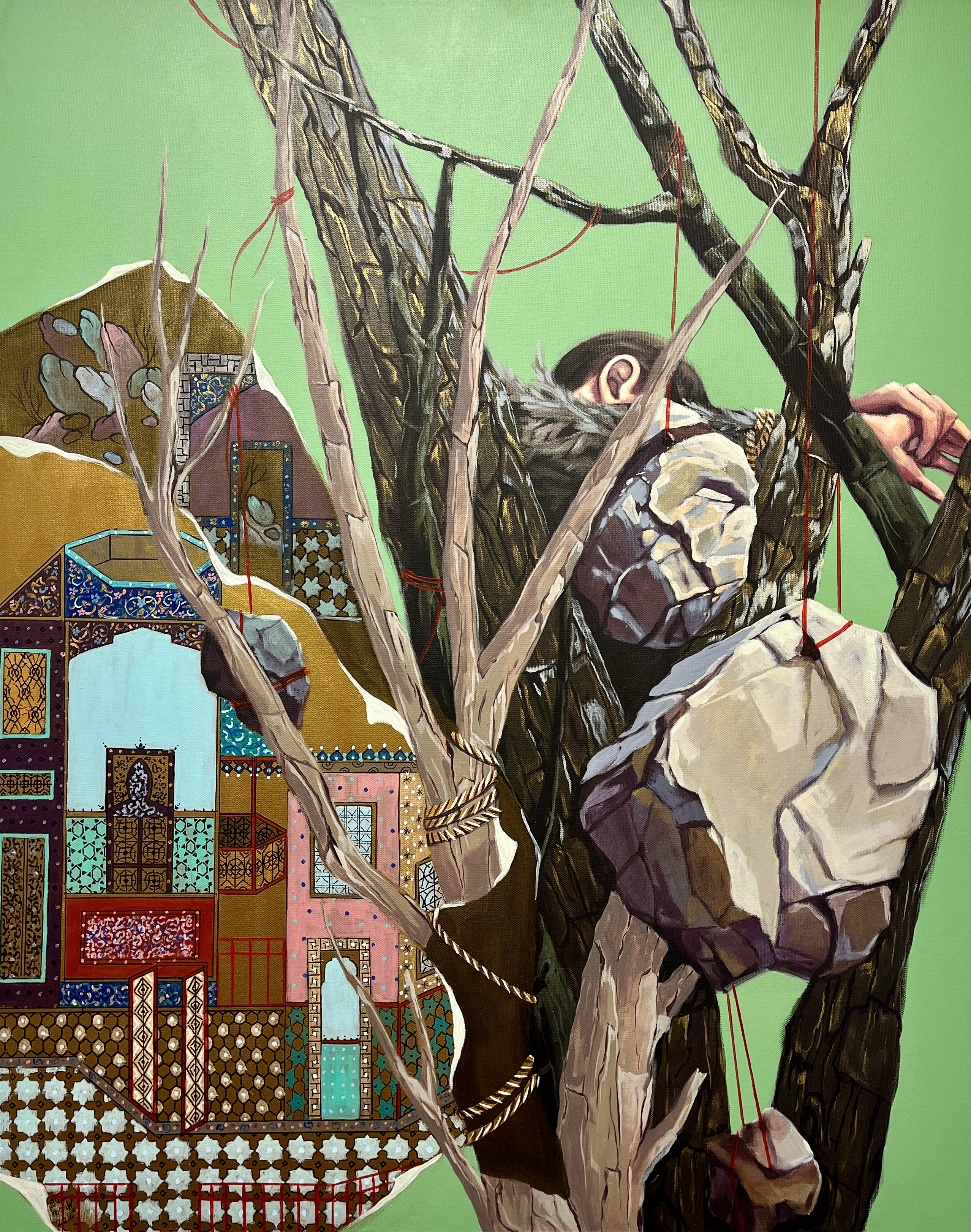 اثر باغ سنگی 1 از الهام حسین پور اثر باغ سنگی 1 از الهام حسین پور