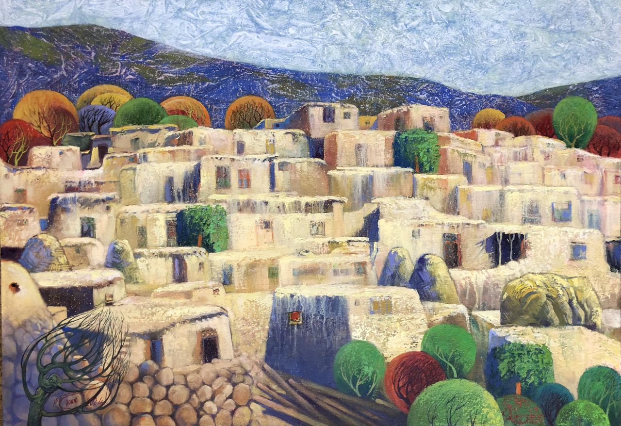 Artwork A Villaje in varzghan by yaghoub moshfeghi far Artwork A Villaje in varzghan by yaghoub moshfeghi far
