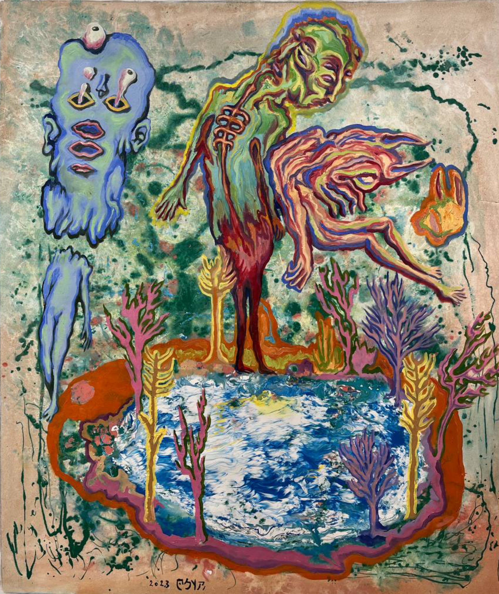 اثر بر فراز دریاچه از مهدی شریفی اثر بر فراز دریاچه از مهدی شریفی