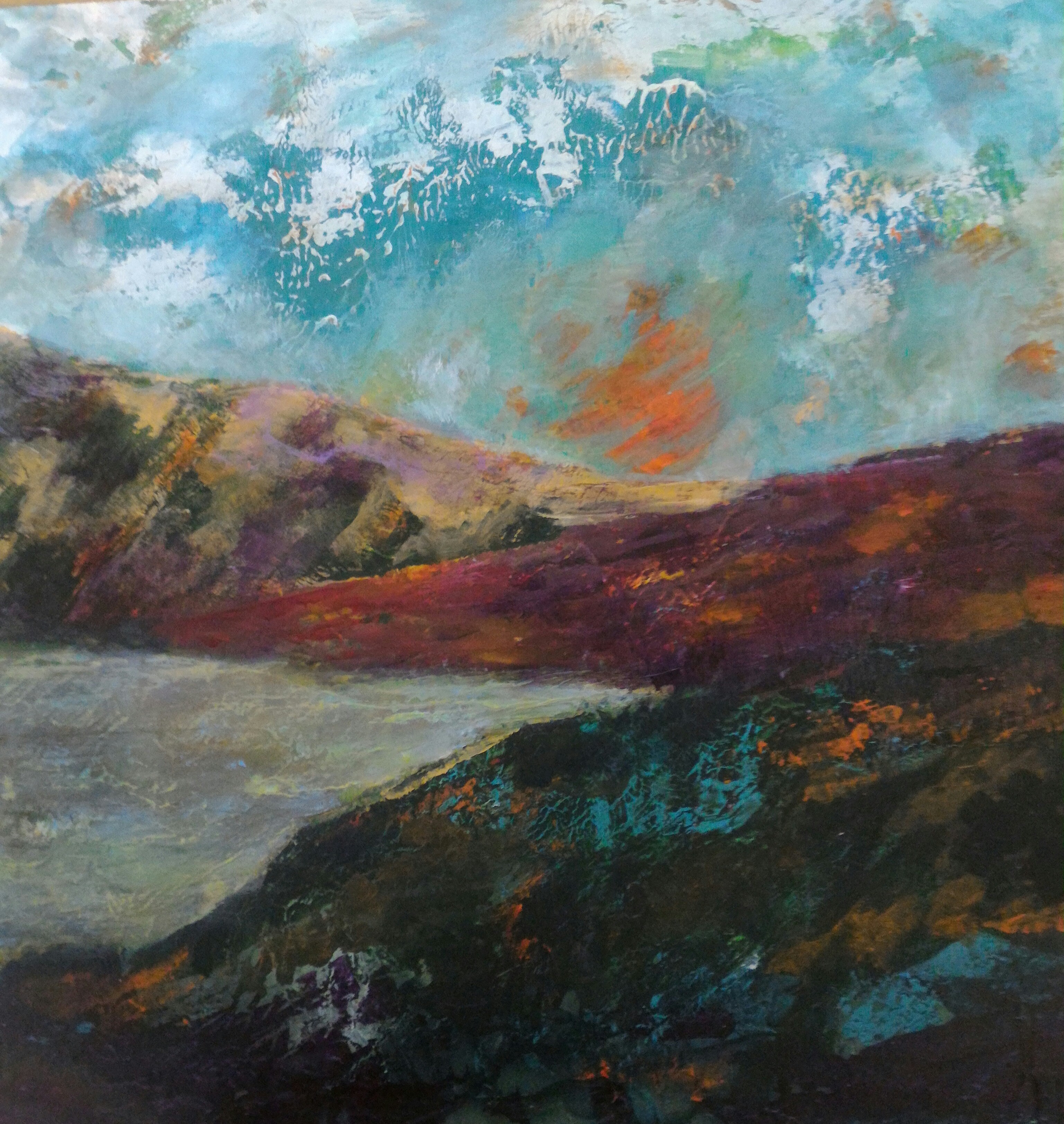 اثر منظره از فرخنده مرعشی اثر منظره از فرخنده مرعشی