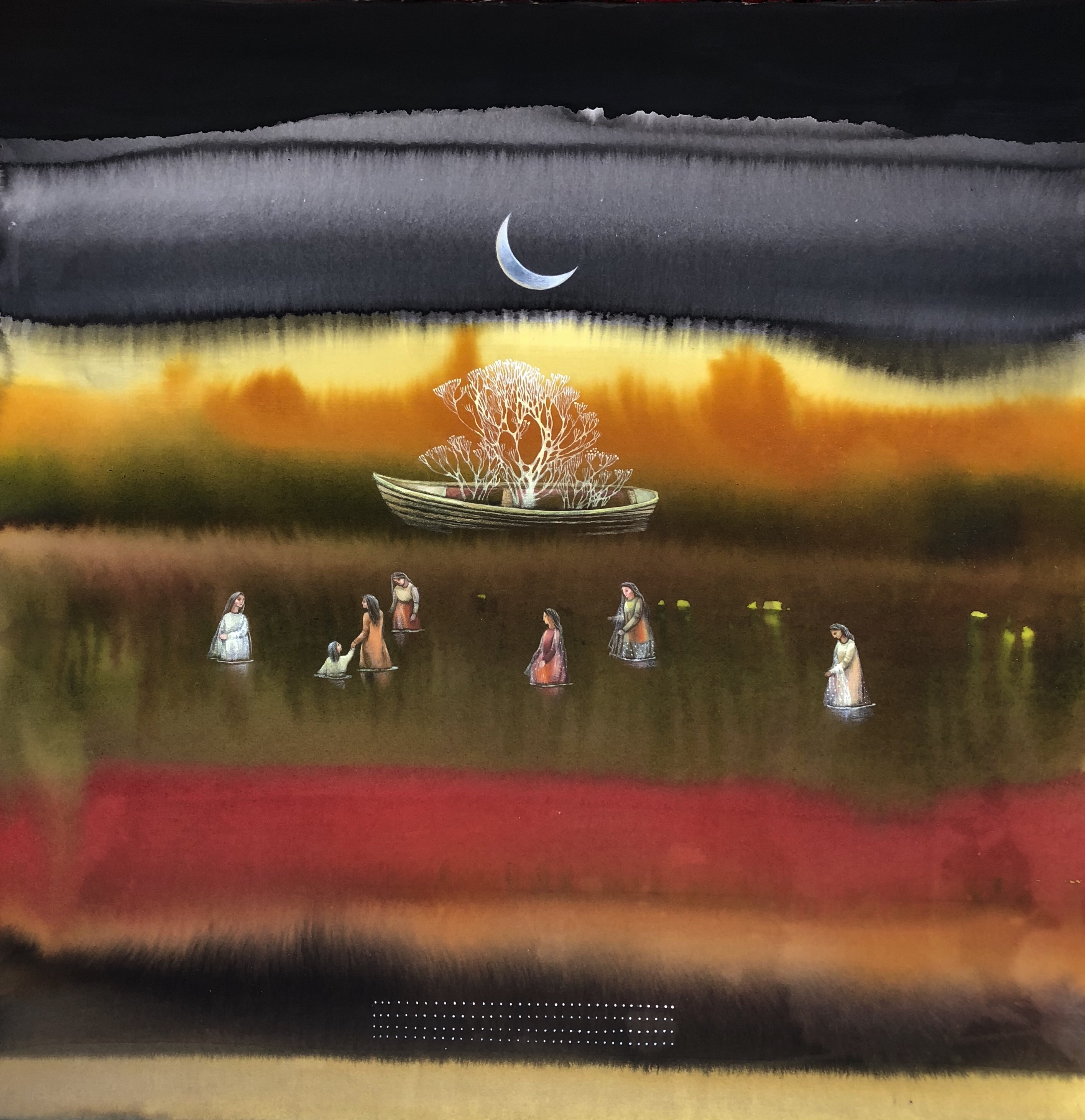 Artwork The Water Edge by maneli manouchehri Artwork The Water Edge by maneli manouchehri