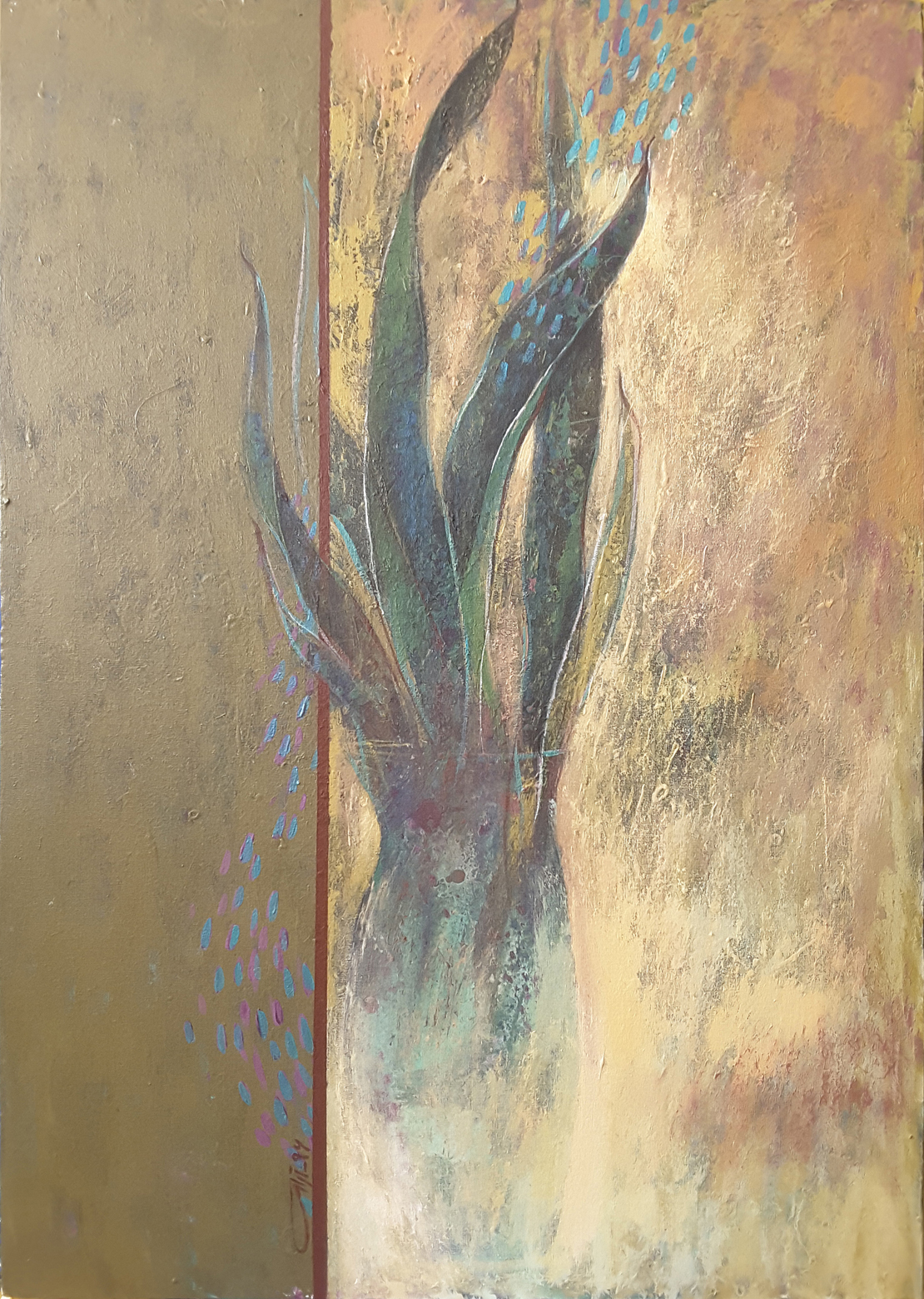 Artwork flower pot by Reza Tehrani Artwork flower pot by Reza Tehrani