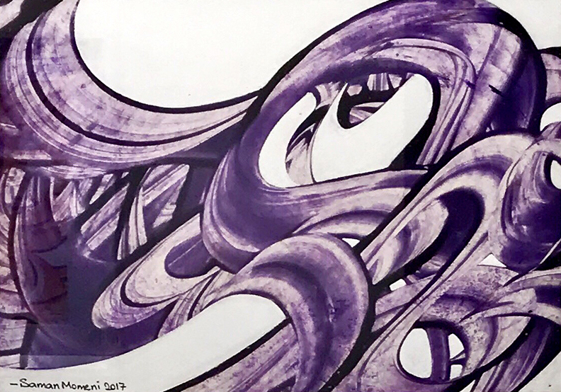 Artwork Concentrated calm by Koorosh Momeny Artwork Concentrated calm by Koorosh Momeny