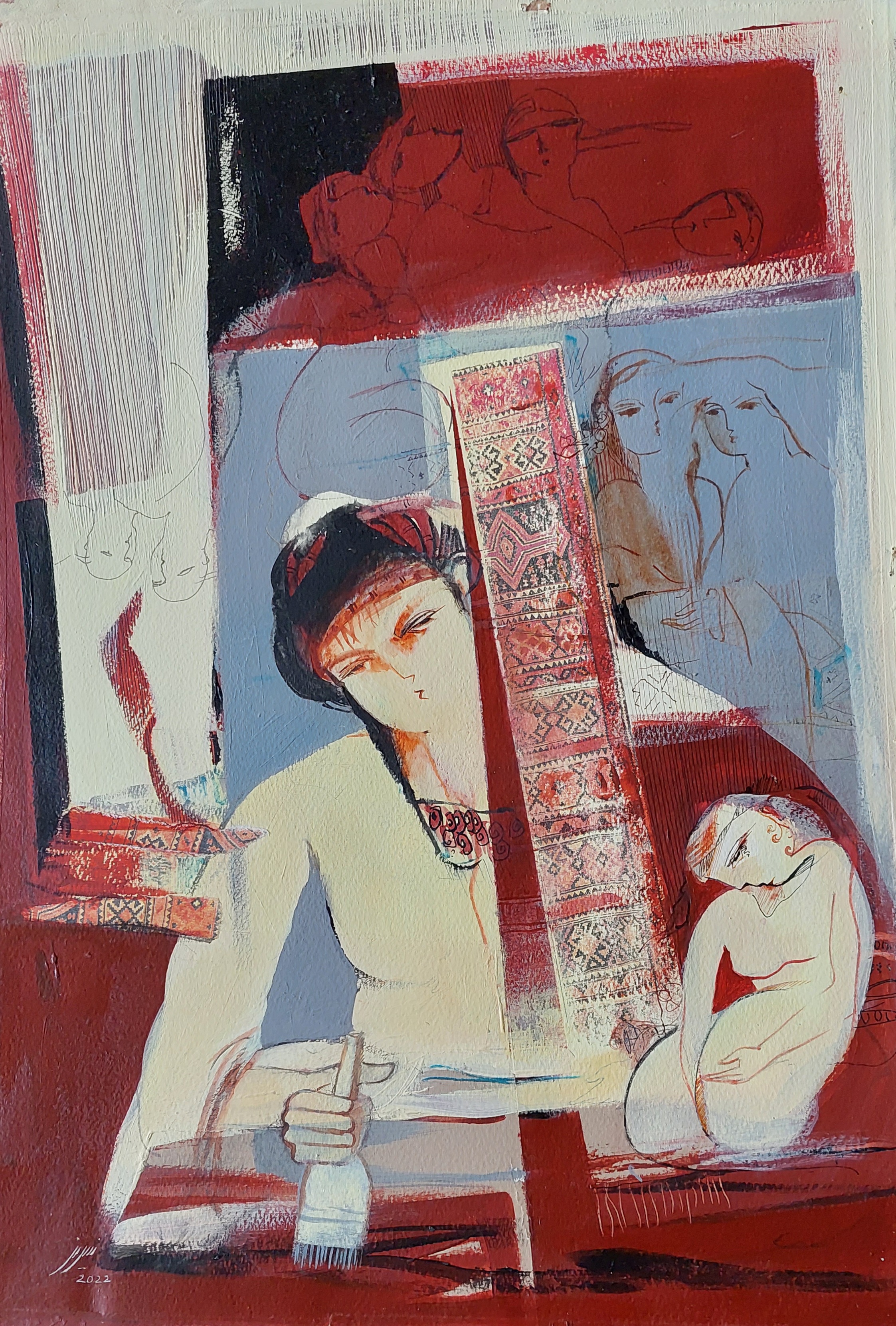 Artwork One by Nasrin Mahmoodi Nobar Artwork One by Nasrin Mahmoodi Nobar