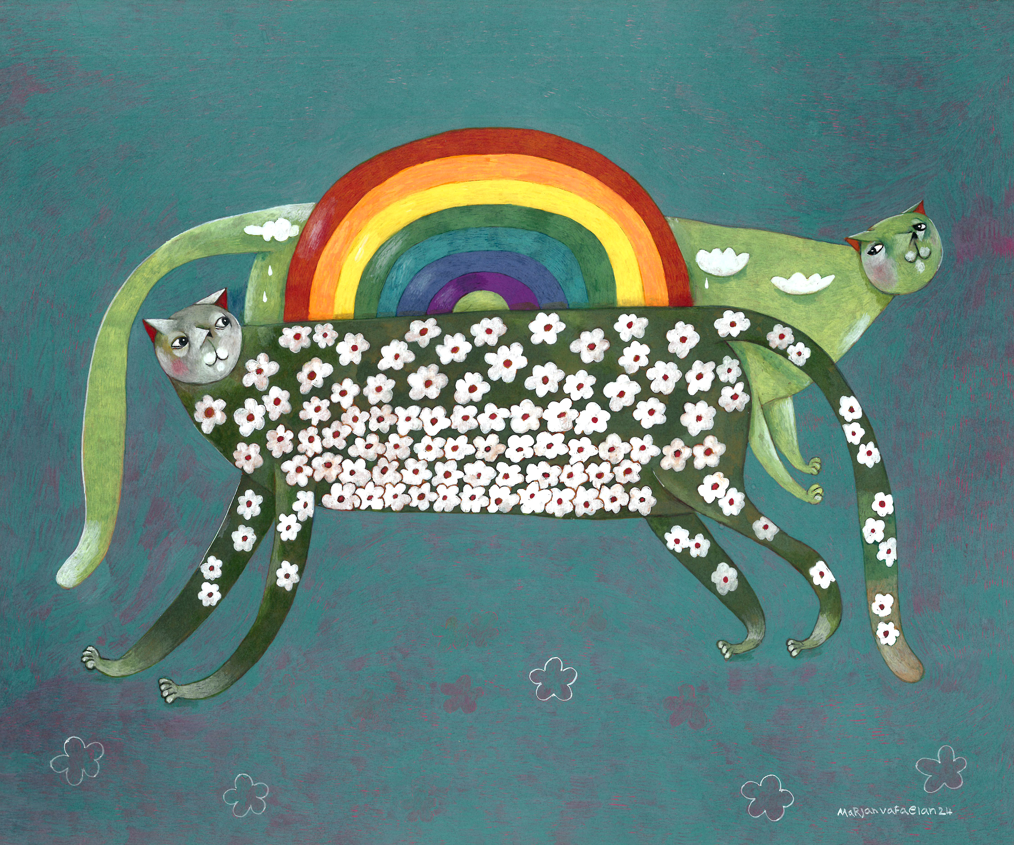 Artwork Spring 2 by marjan vafaeian Artwork Spring 2 by marjan vafaeian