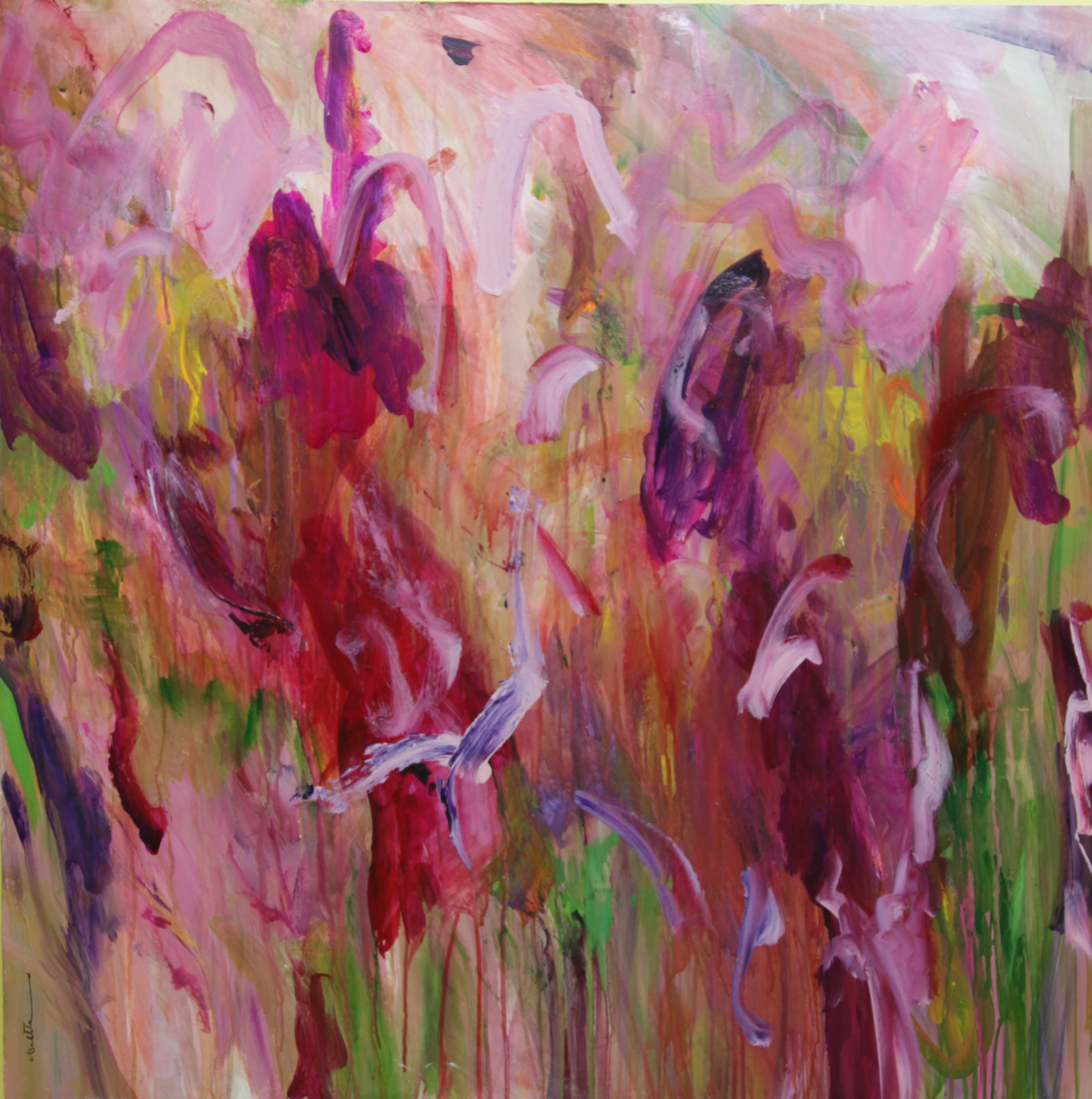 Artwork No subject 2 one one one by Firouzeh Bakhtiari Artwork No subject 2 one one one by Firouzeh Bakhtiari