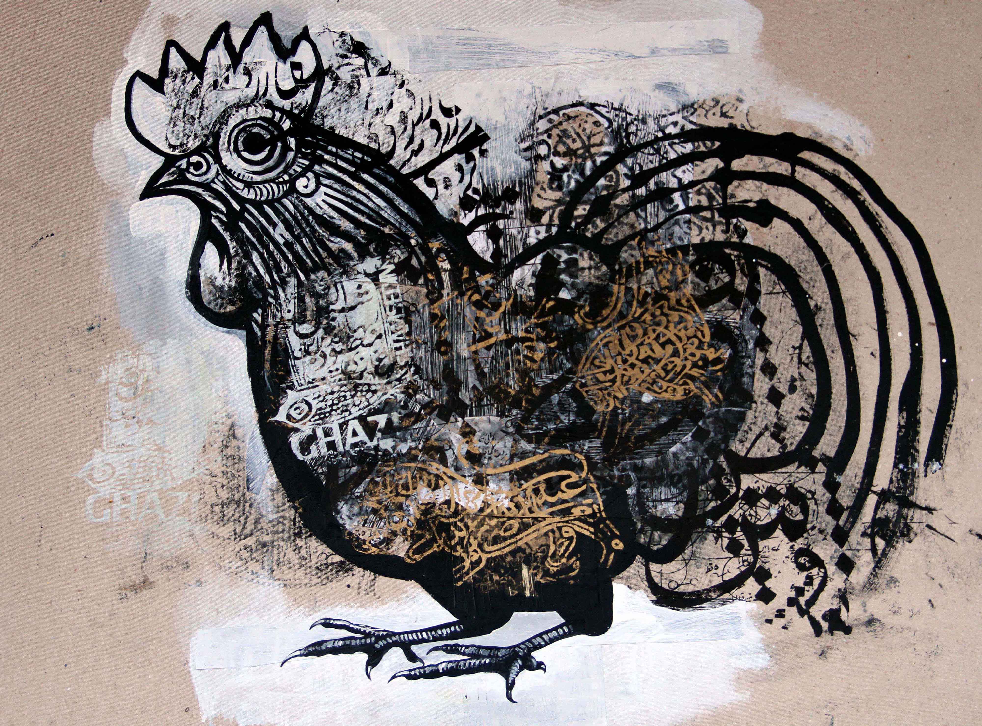 Artwork rooster 10 by Shamsedin Ghazi Artwork rooster 10 by Shamsedin Ghazi