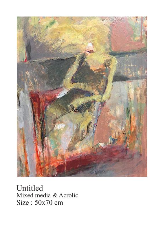 اثر از مجموعه زنان بیشماره از الهام شاد اثر از مجموعه زنان بیشماره از الهام شاد