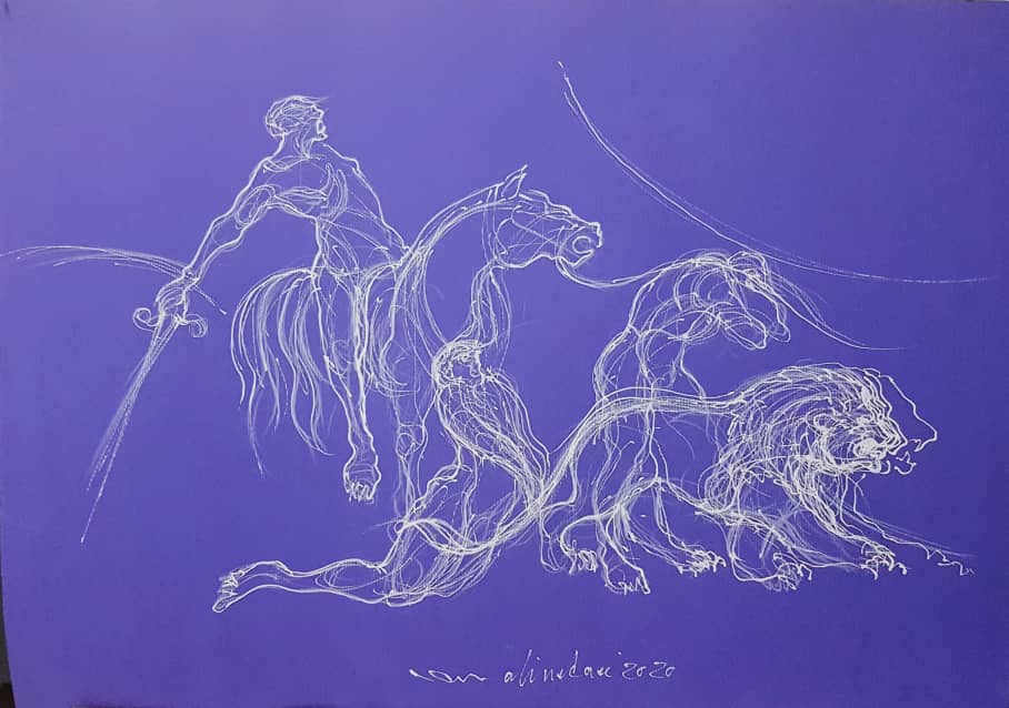 اثر بدون عنوان از علی ندایی اثر بدون عنوان از علی ندایی