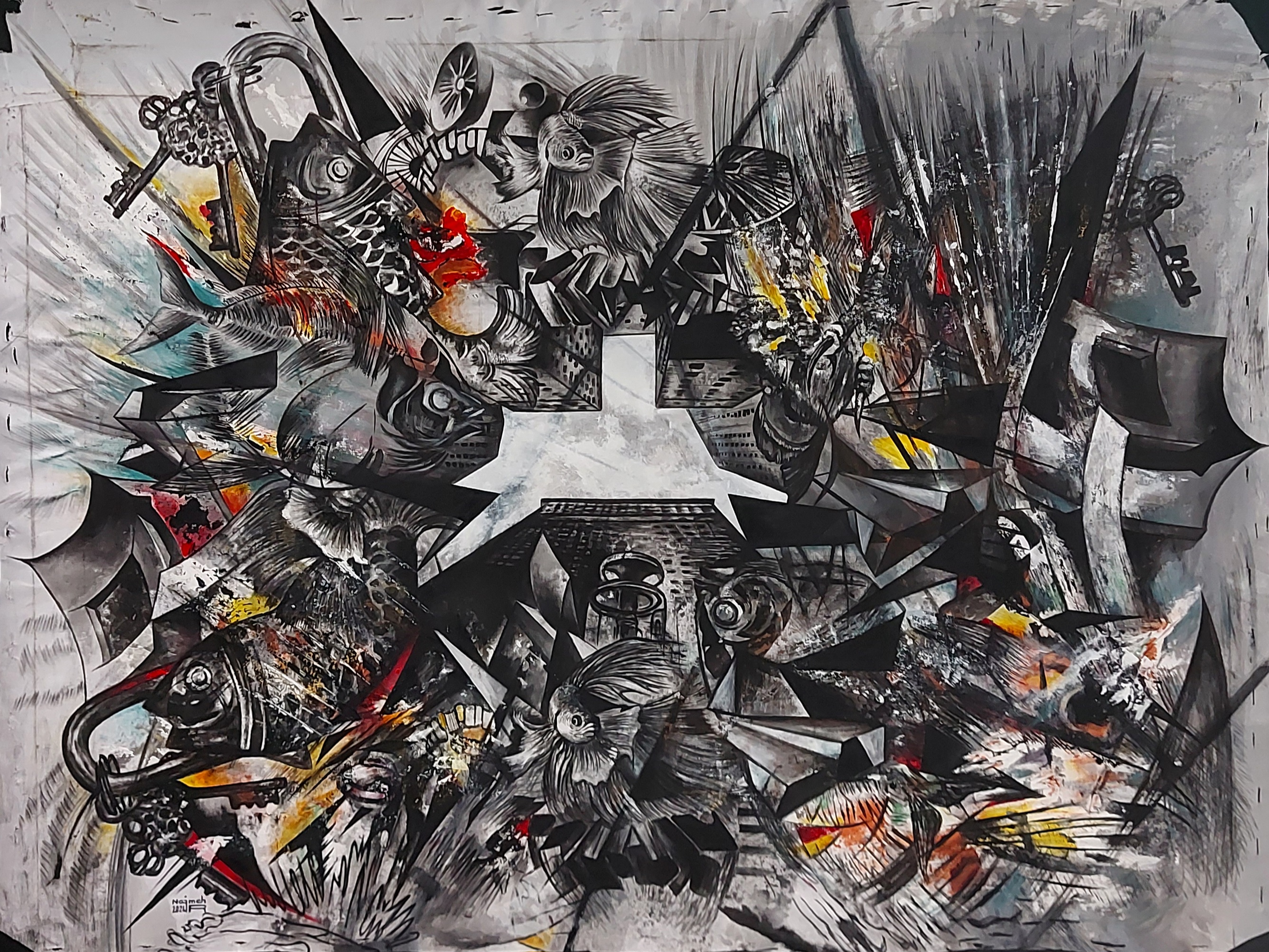 اثر هیاهو از نجمه راسخ اثر هیاهو از نجمه راسخ