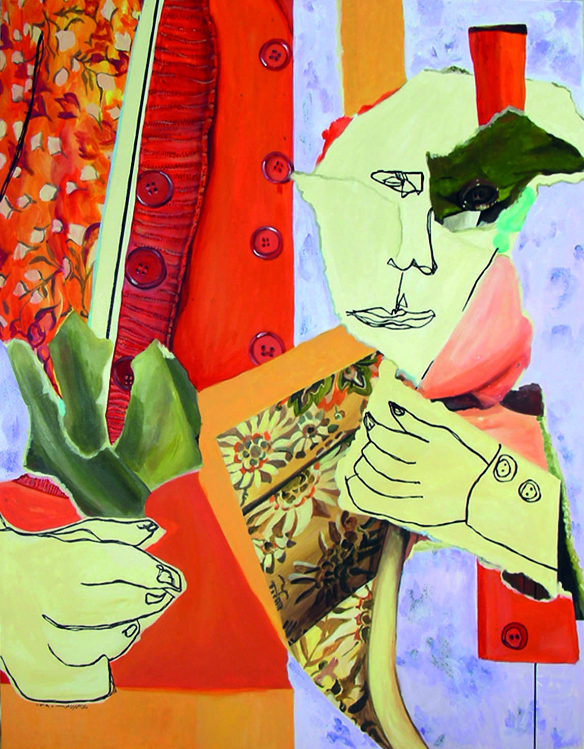 اثر از مجموعه لایه های متضادسه از سالومه گل نراقی اثر از مجموعه لایه های متضادسه از سالومه گل نراقی