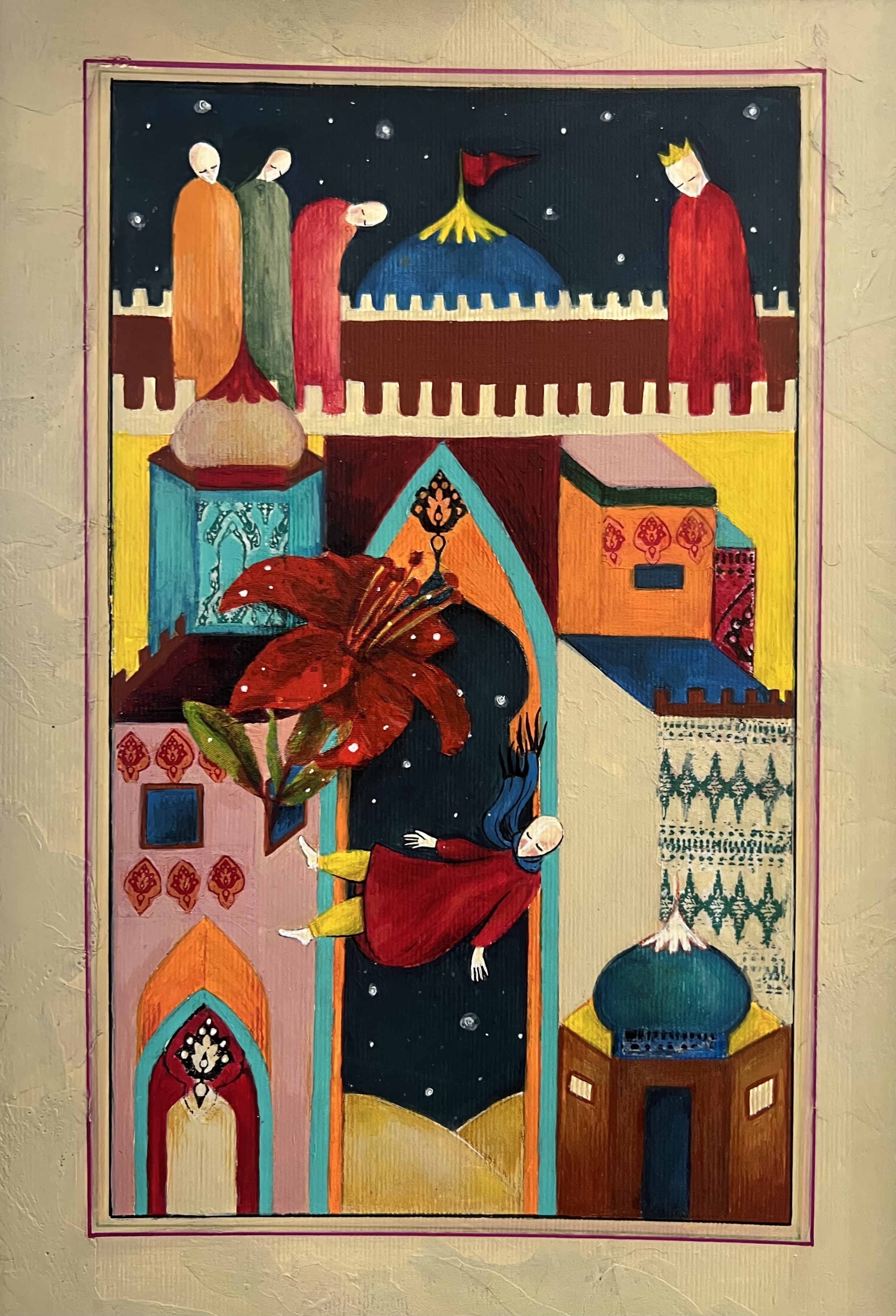 اثر بدون عنوان از غزاله نقیبی اثر بدون عنوان از غزاله نقیبی