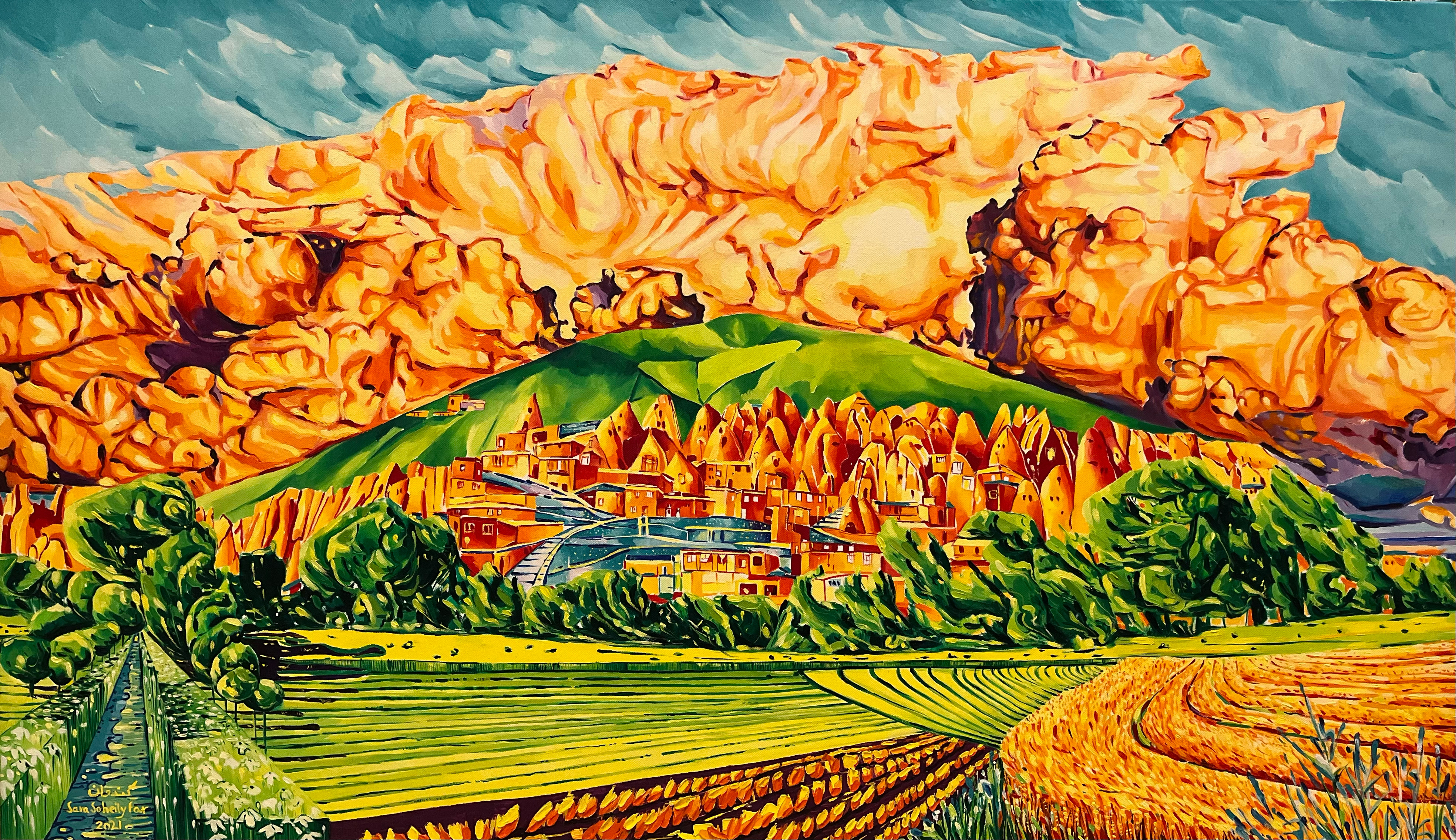 Artwork Kandovan by Sara Soheilyfar Artwork Kandovan by Sara Soheilyfar