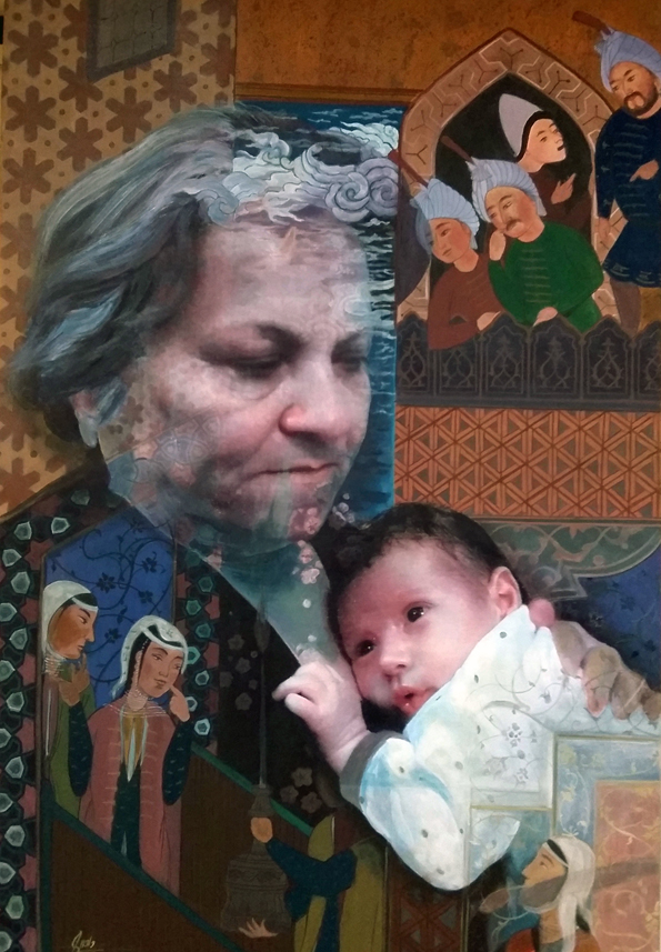 Artwork No title 3 one by esmat vahedi Artwork No title 3 one by esmat vahedi