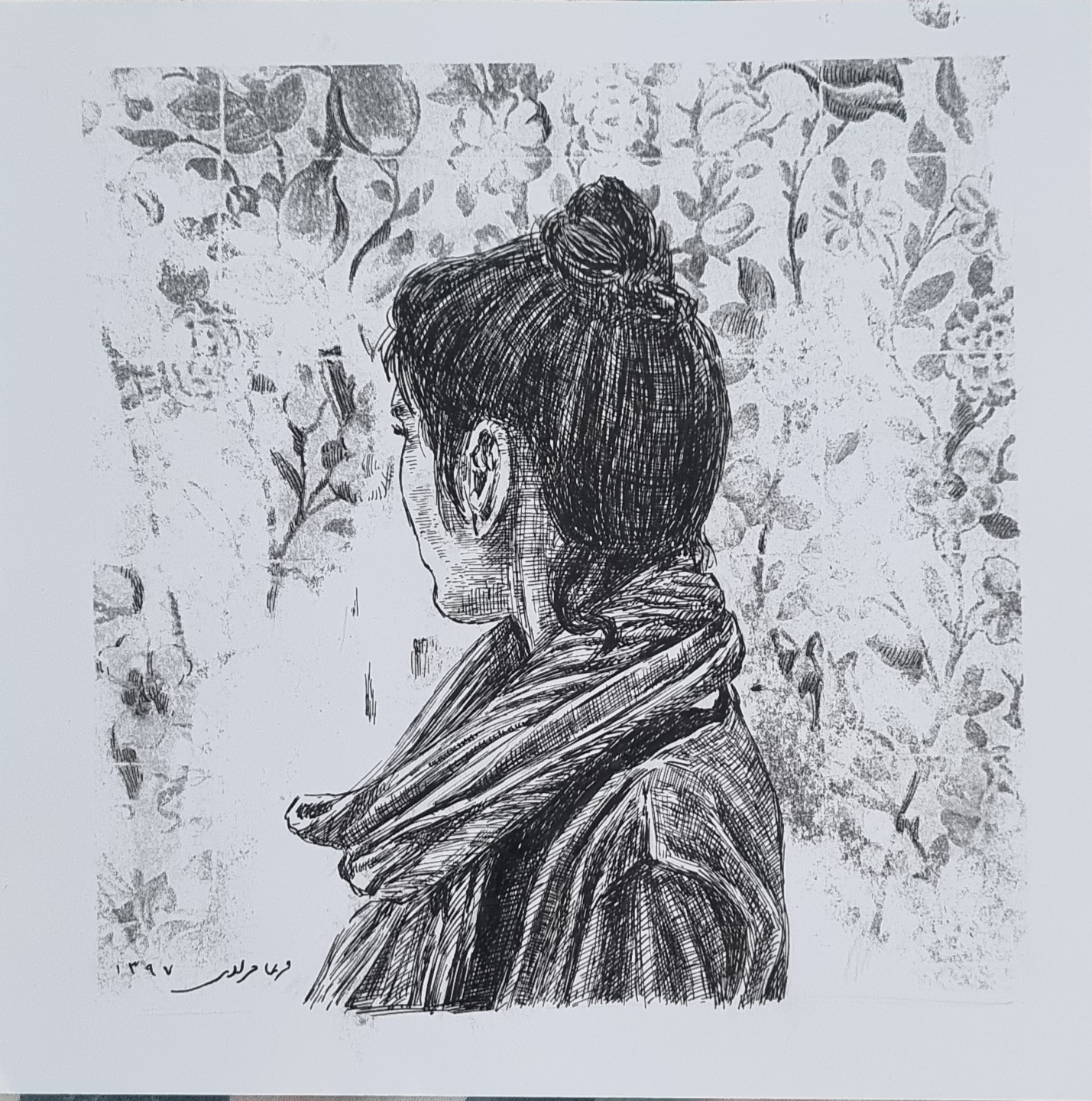 Artwork Woman one by Farima Moradi Artwork Woman one by Farima Moradi