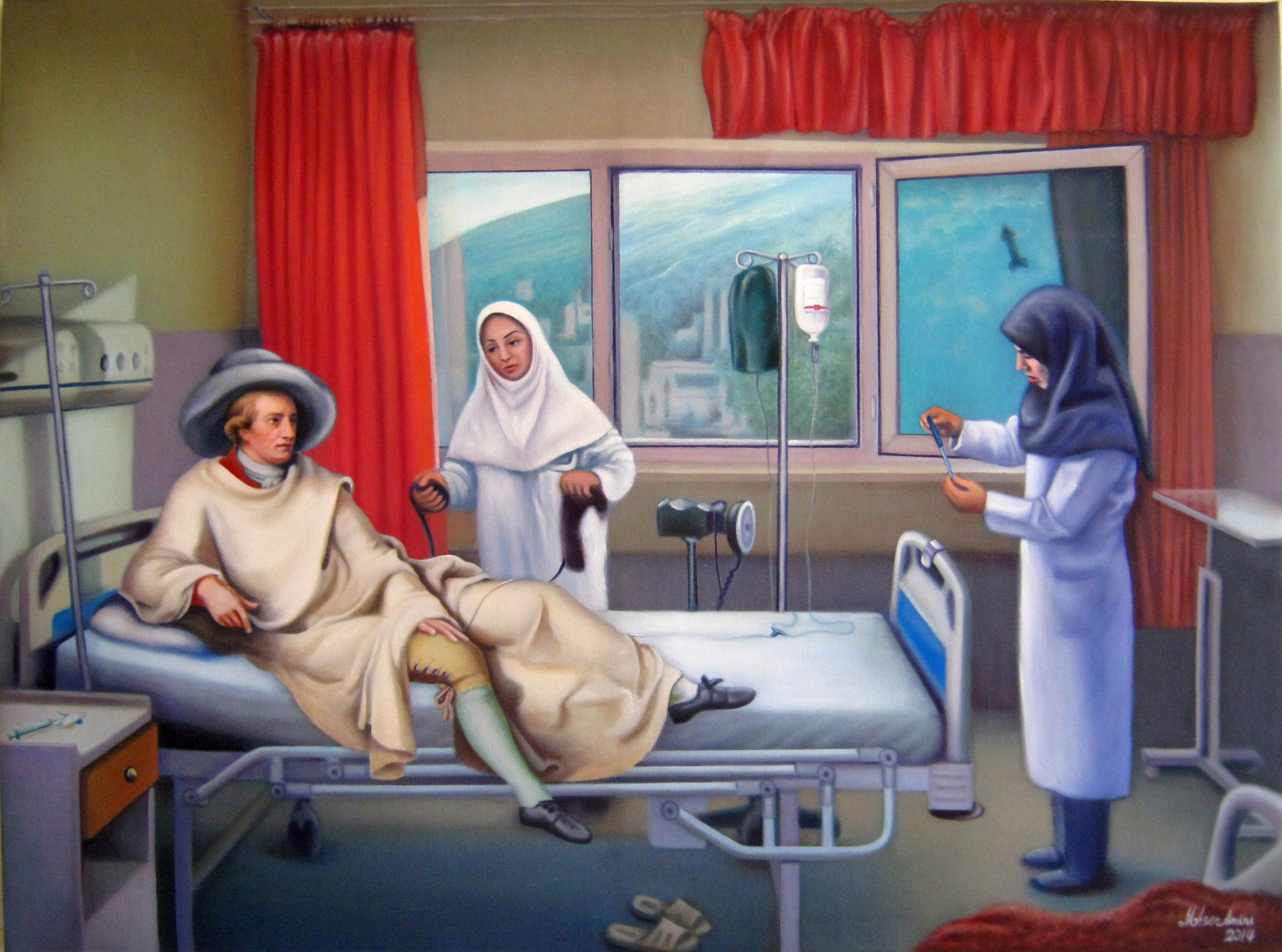 اثر بیمارستان دو از محسن امینی اثر بیمارستان دو از محسن امینی