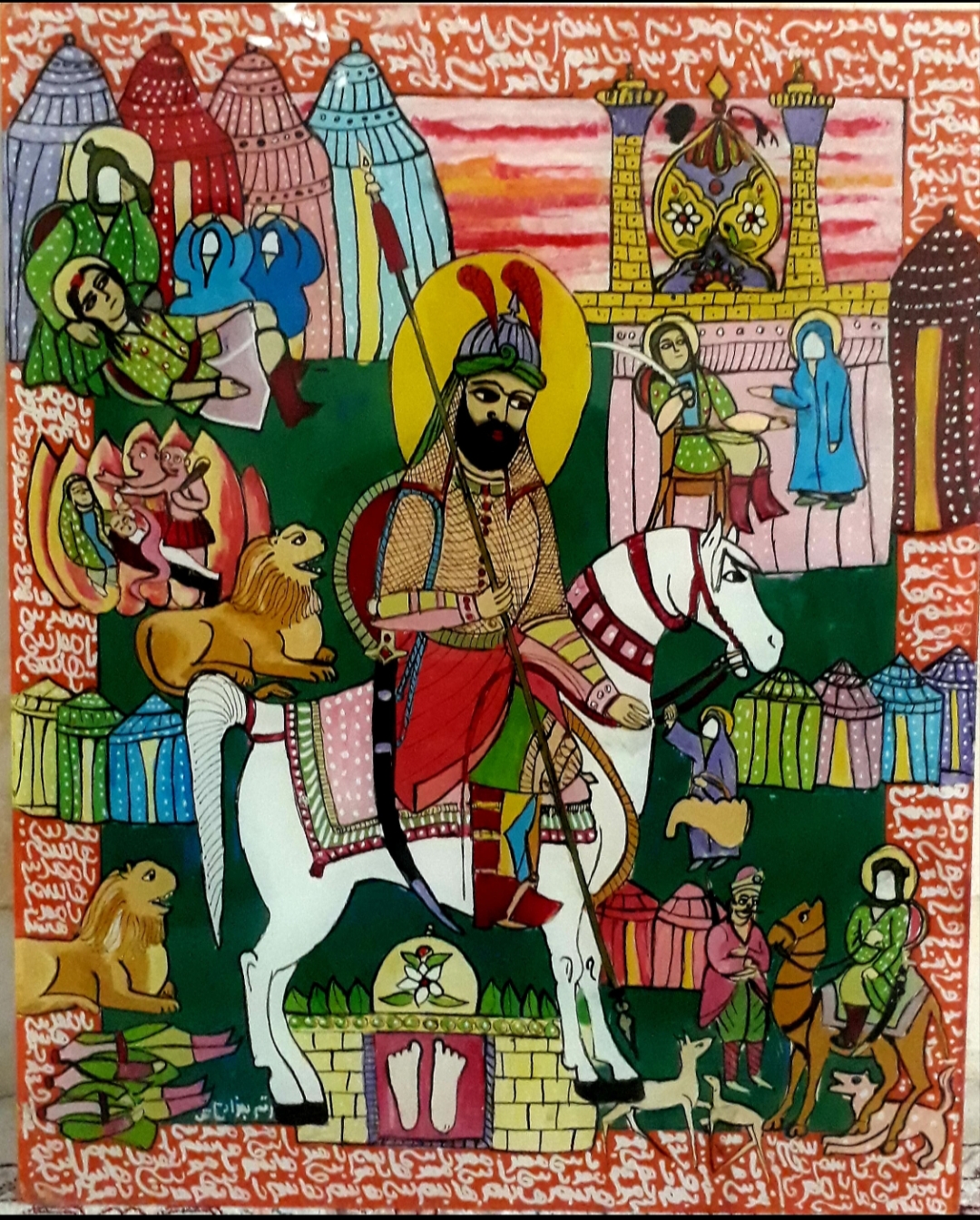 اثر شمایل مذهبی از بهزاد نقاش اثر شمایل مذهبی از بهزاد نقاش