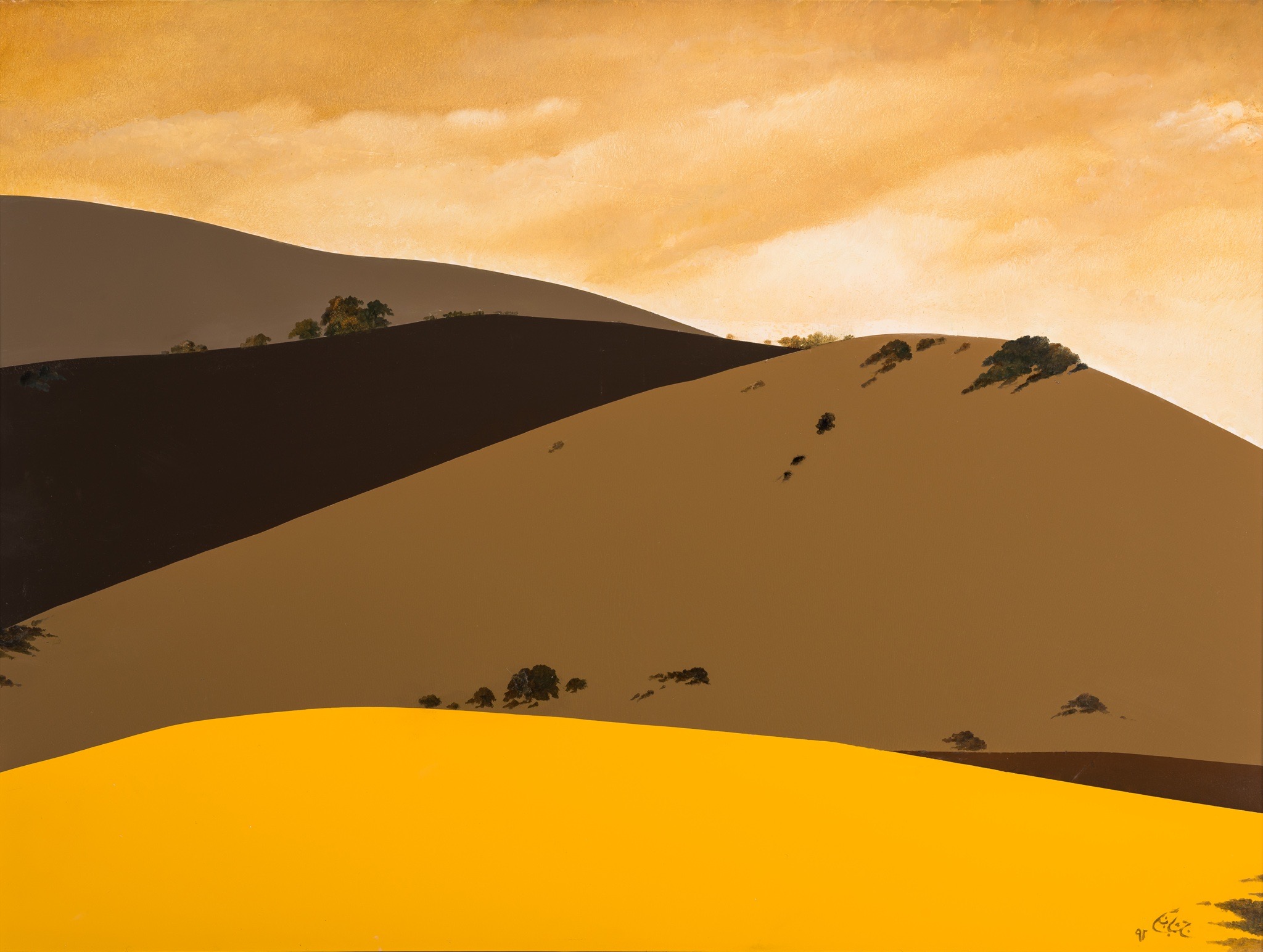 اثر بدون عنوان از جلال شباهنگی اثر بدون عنوان از جلال شباهنگی