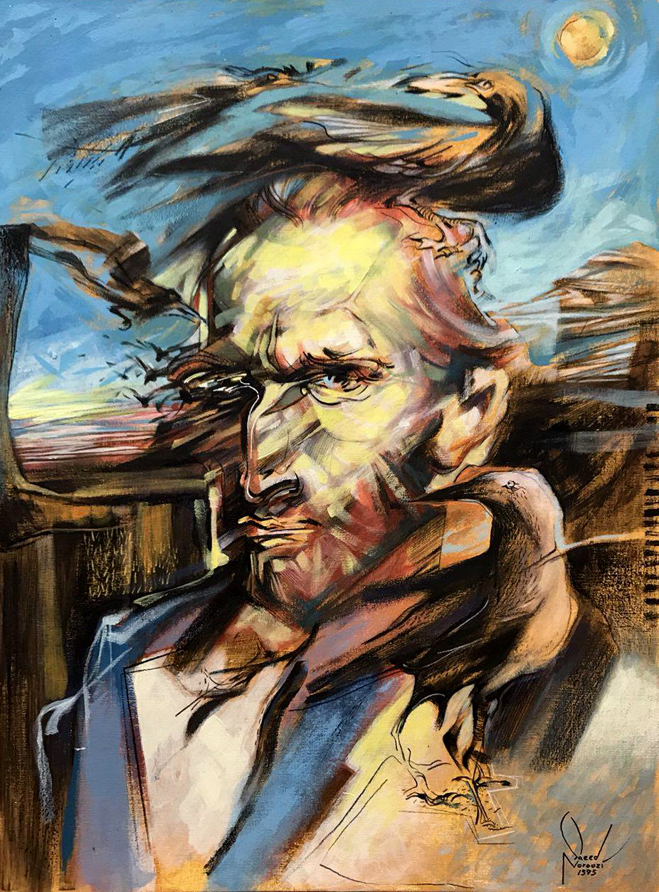 Artwork Vincent van Gogh by saeed noruozi Artwork Vincent van Gogh by saeed noruozi