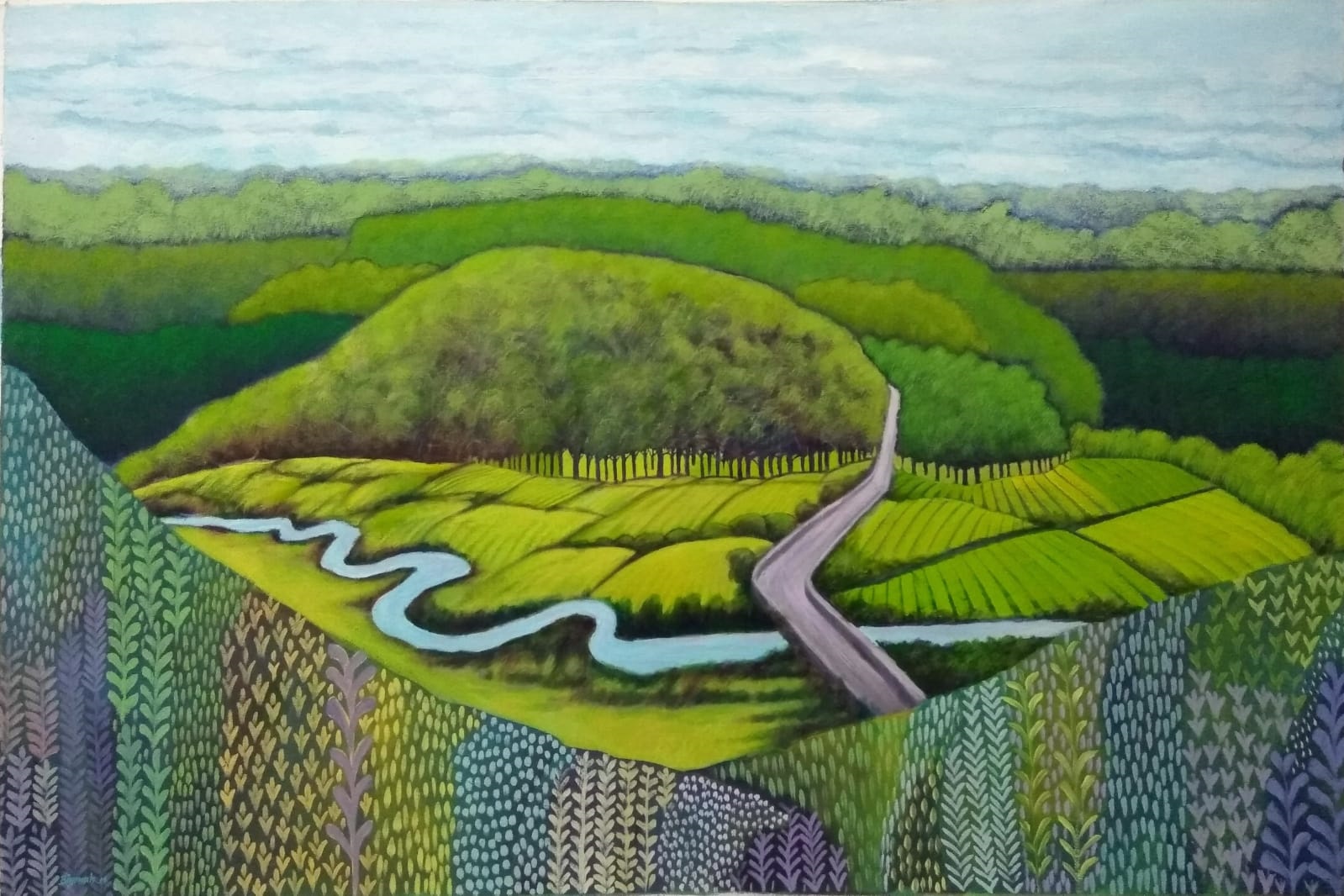 Artwork Distant forest by Reza Bigonah Artwork Distant forest by Reza Bigonah