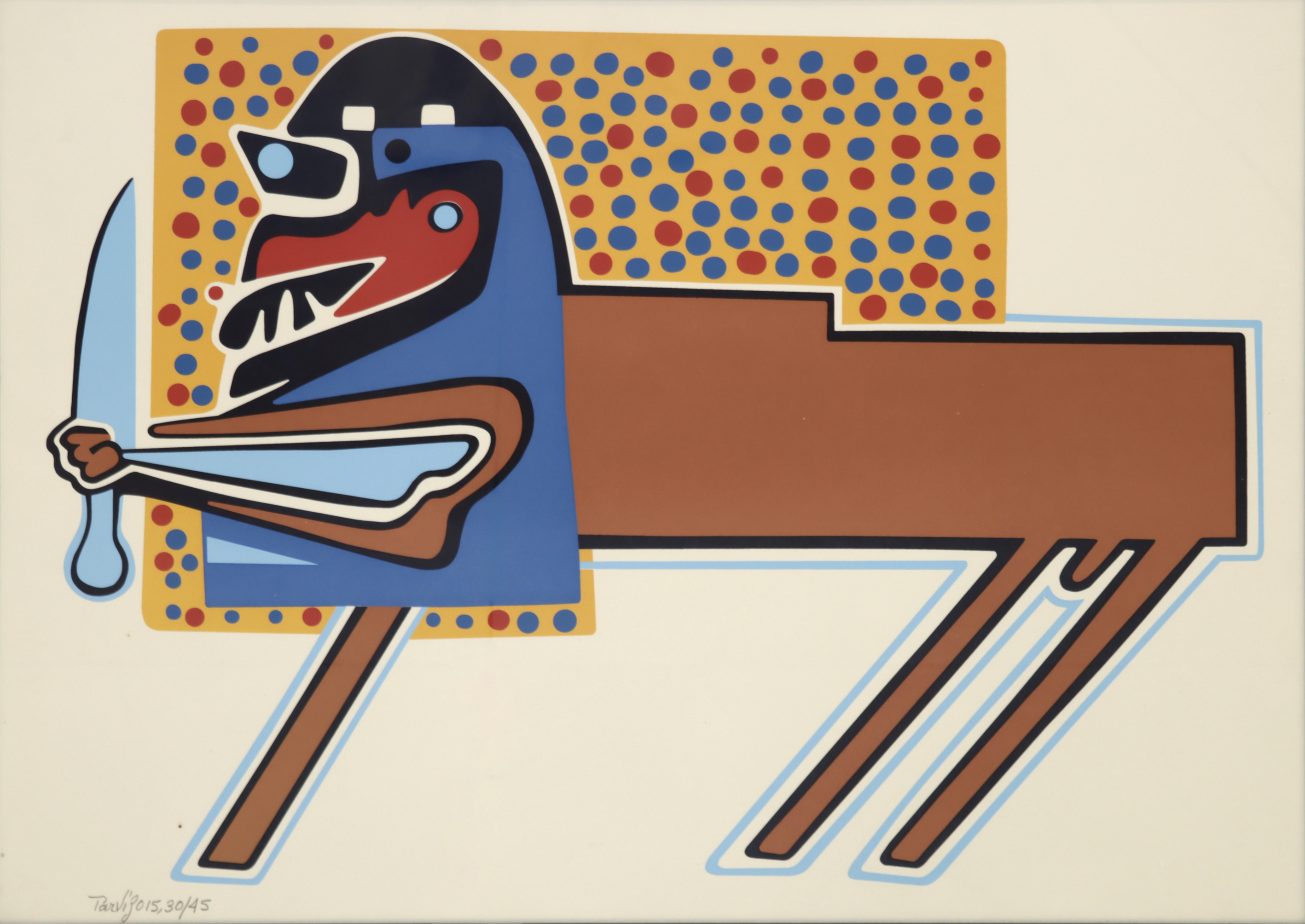 Artwork Untitled by Parviz Tanavoli Artwork Untitled by Parviz Tanavoli