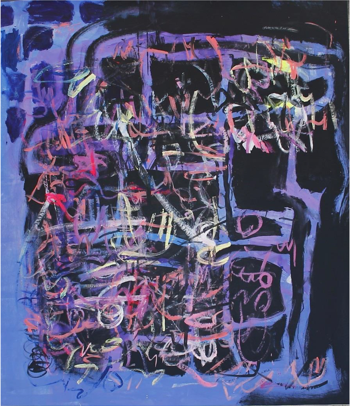 اثر بدون عنوان از منیر زنده اثر بدون عنوان از منیر زنده