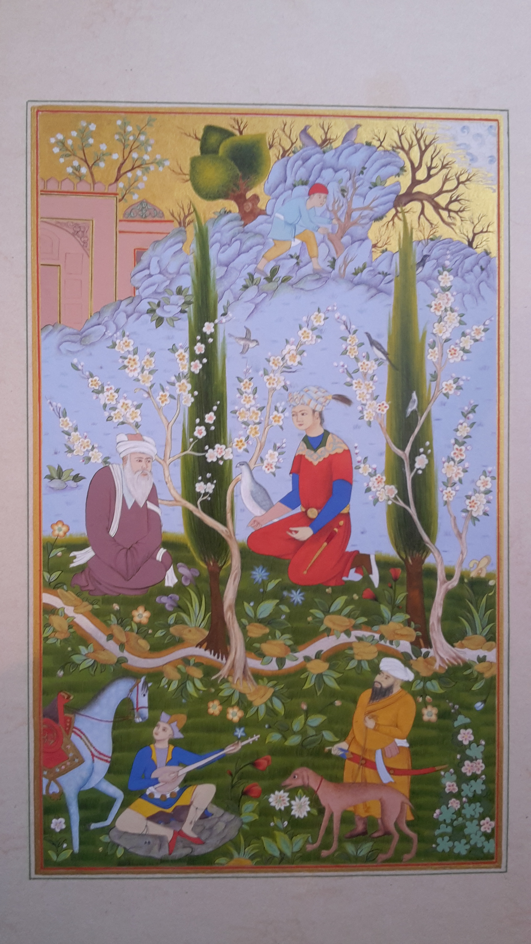 اثر برگی از شاهنامه شاه طهماسب از مائده زارعی اثر برگی از شاهنامه شاه طهماسب از مائده زارعی