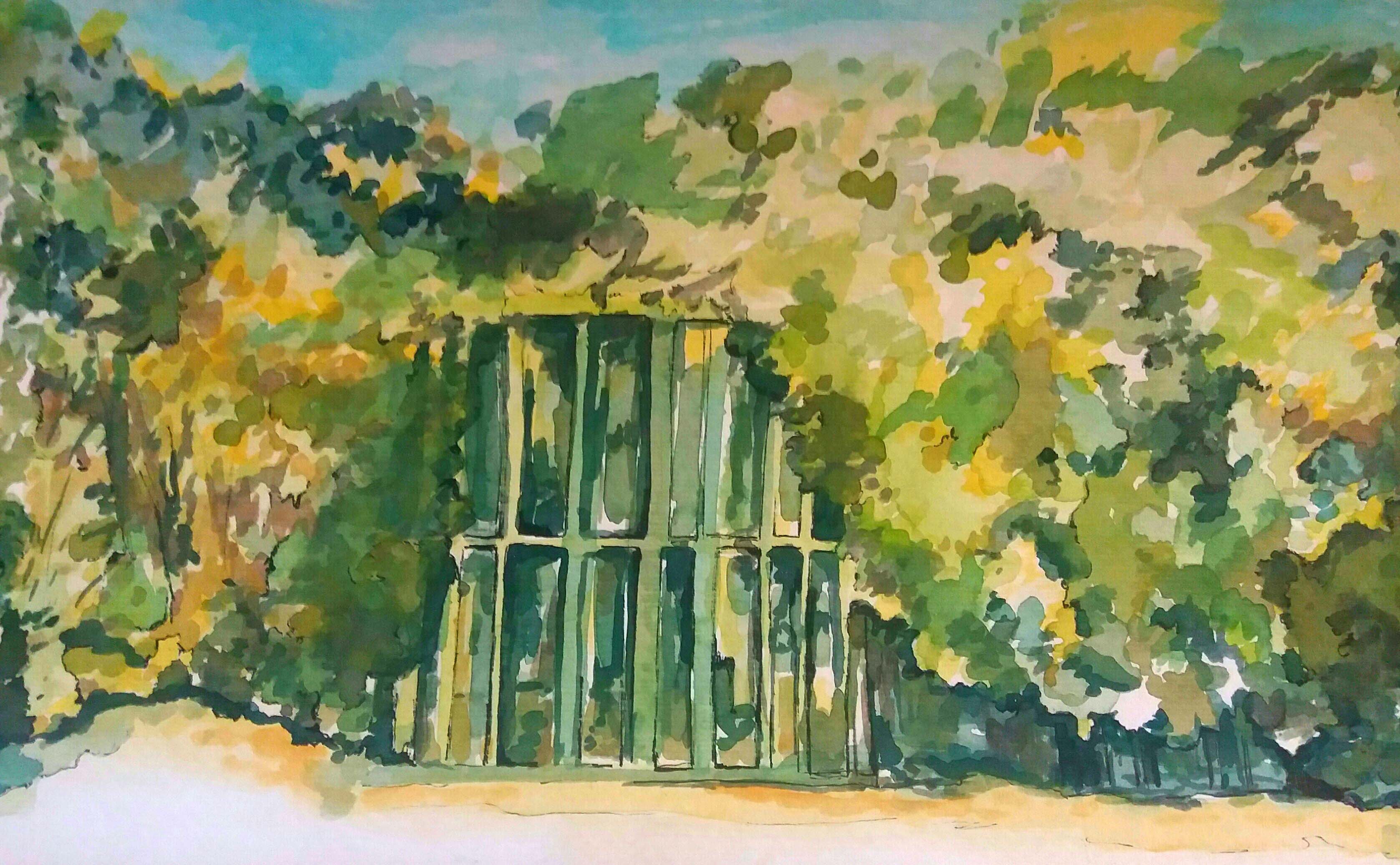 اثر درخت وخانه از فاطمه آقاکبیری اثر درخت وخانه از فاطمه آقاکبیری