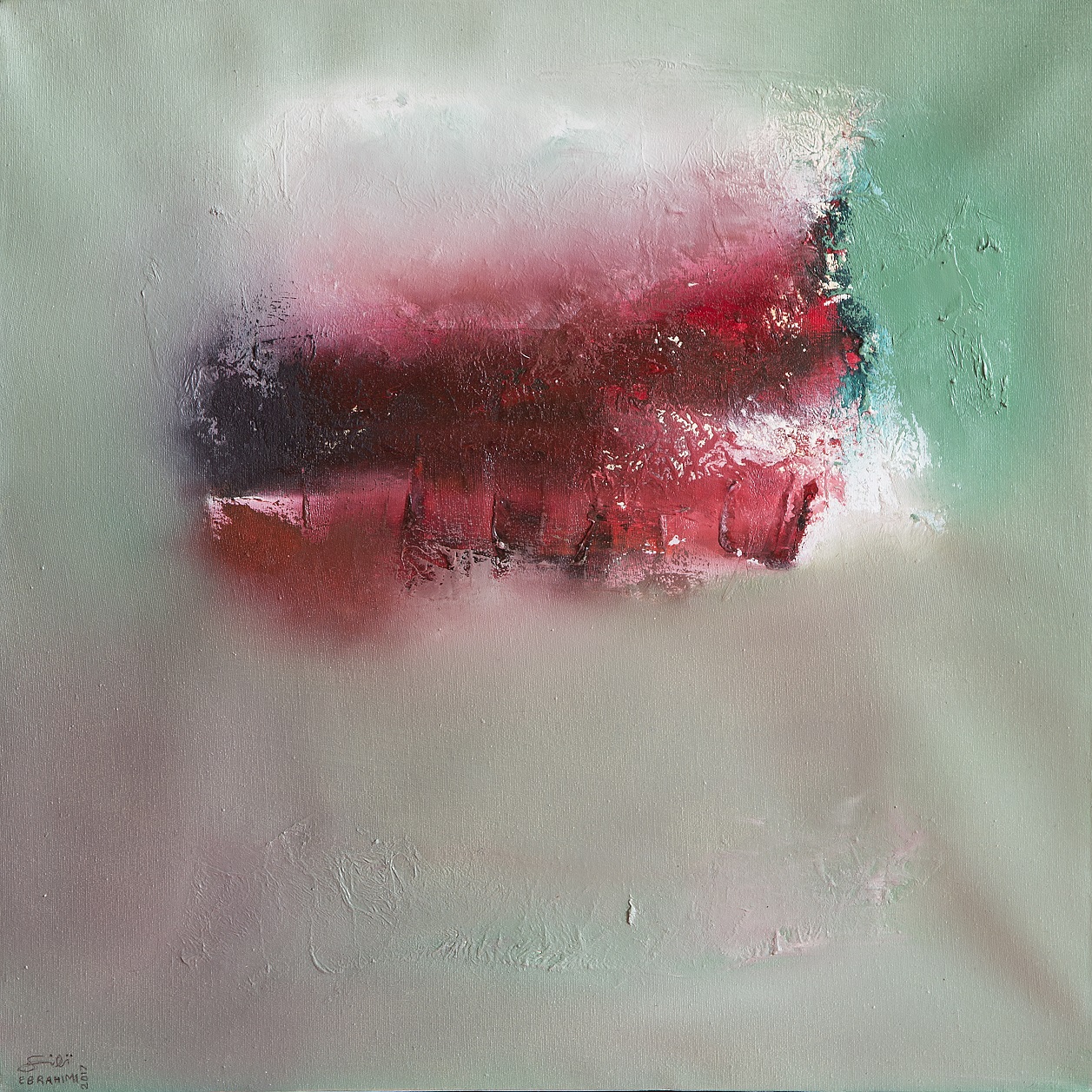 اثر بدون عنوان سبز یک از ترانه ابراهیمی