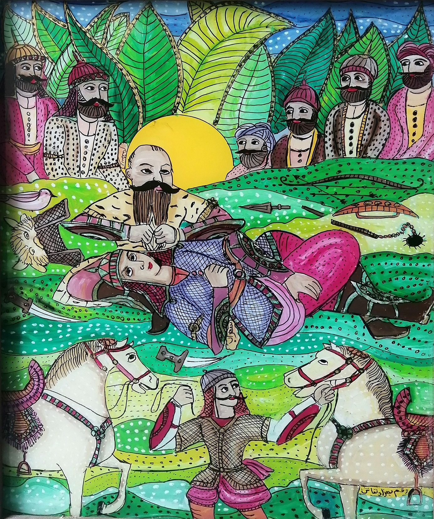 اثر مرگ سهراب از بهزاد نقاش اثر مرگ سهراب از بهزاد نقاش