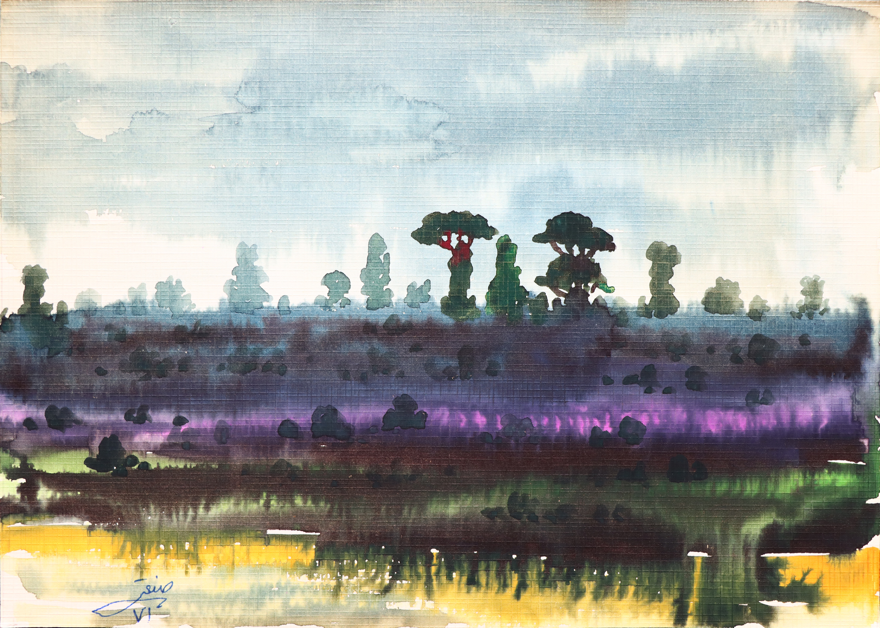 Artwork Untitled by Aliakbar Sanati Artwork Untitled by Aliakbar Sanati
