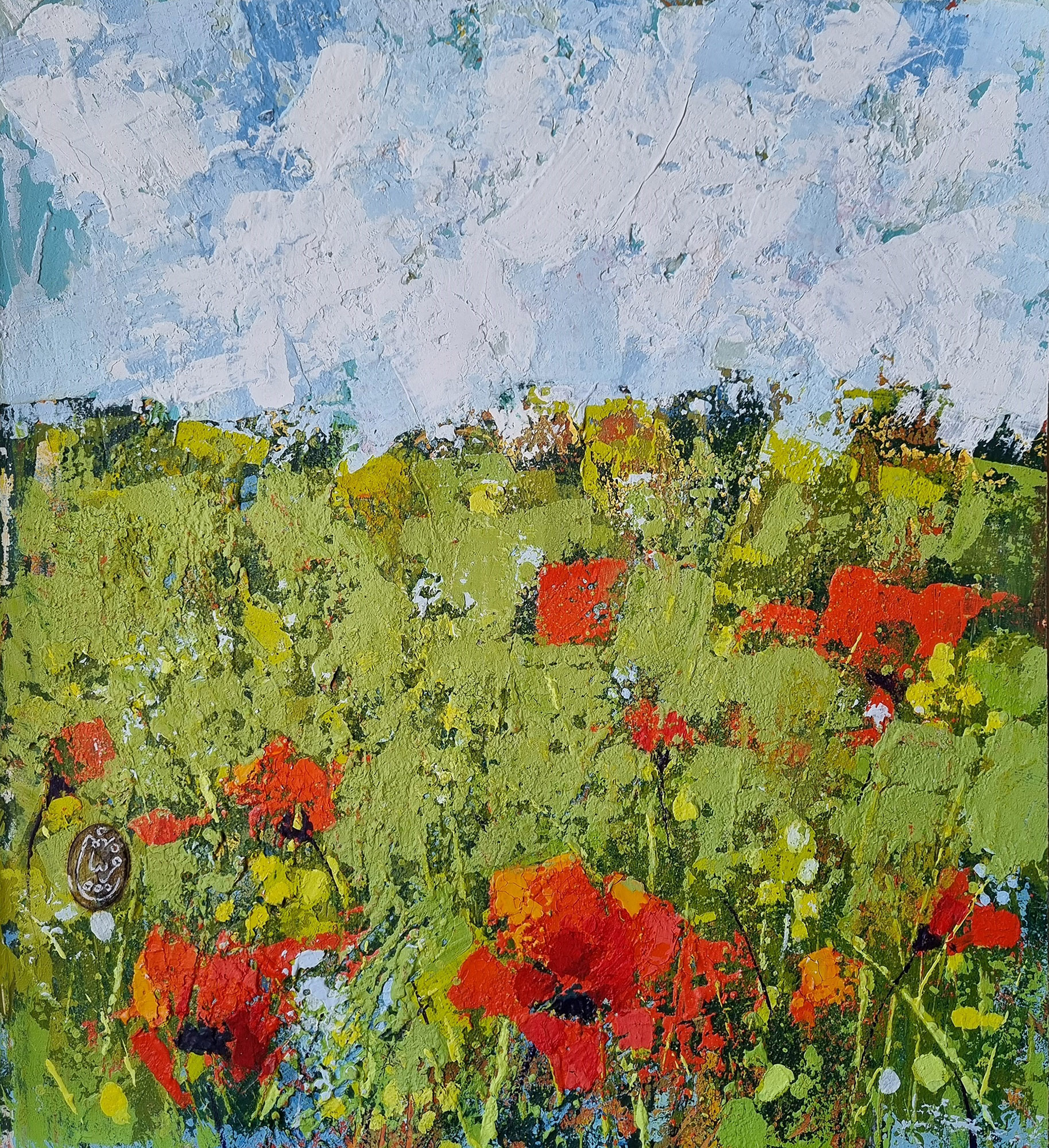 Artwork Anemone Plain by Fariba Bahmani Artwork Anemone Plain by Fariba Bahmani