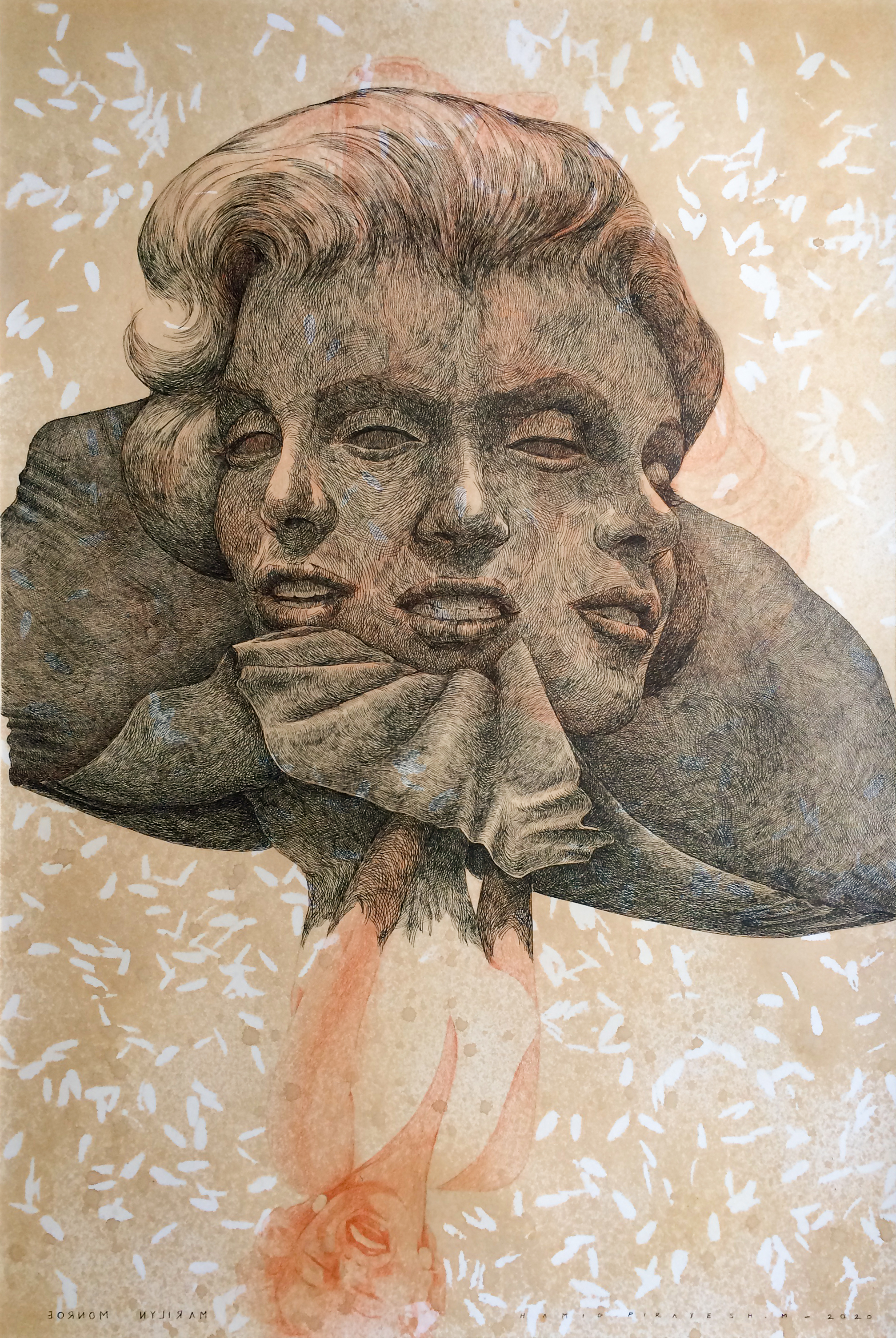 Artwork Marilyn Monroe by hamid pirayesh moghaddam Artwork Marilyn Monroe by hamid pirayesh moghaddam