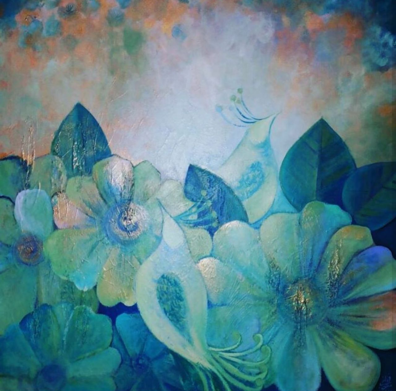 Artwork The birds 7 by Farzaneh Mahjoobi Artwork The birds 7 by Farzaneh Mahjoobi