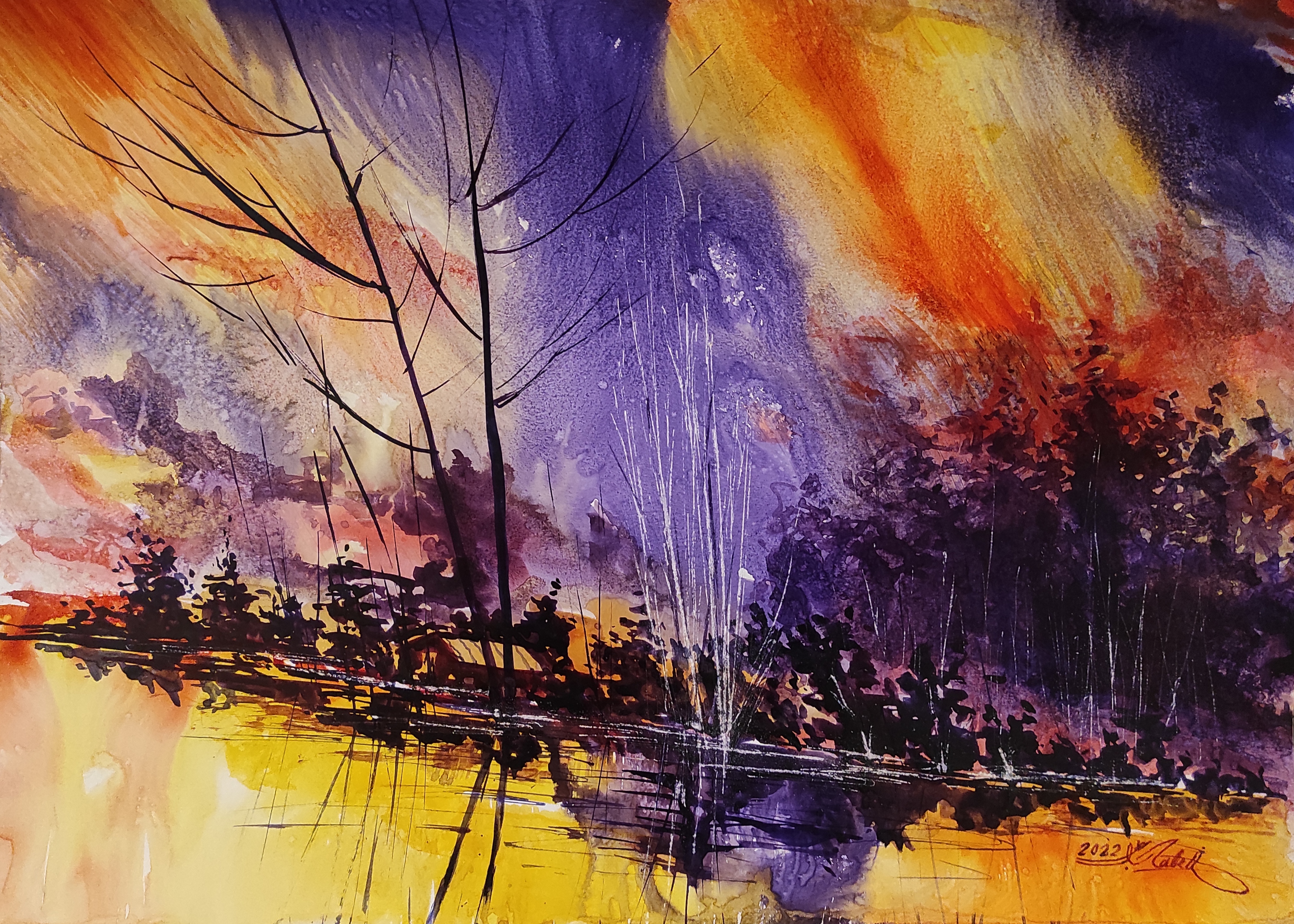 Artwork Dream of colours by abdolreza rabeti Artwork Dream of colours by abdolreza rabeti