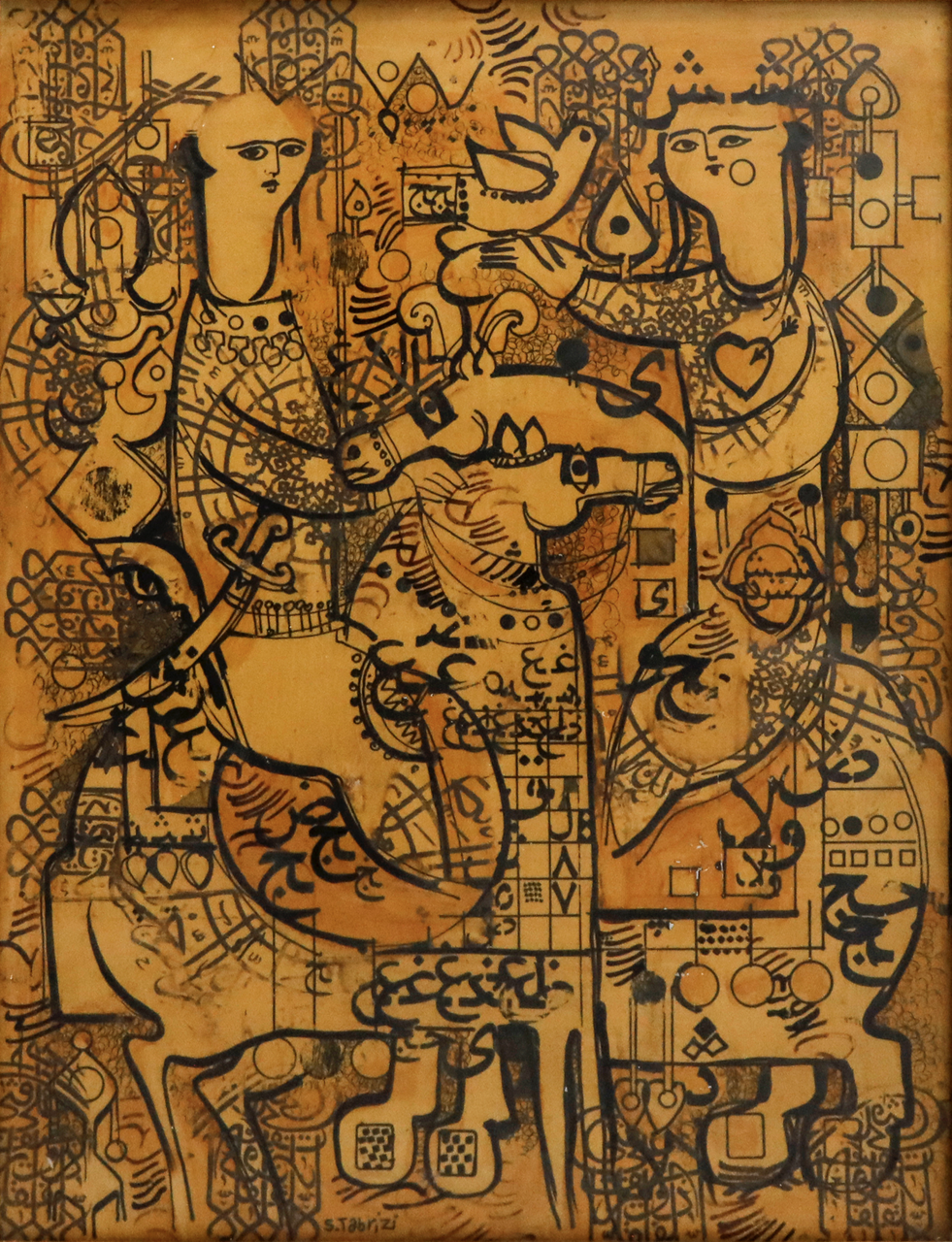 اثر بدون عنوان از صادق تبریزی اثر بدون عنوان از صادق تبریزی