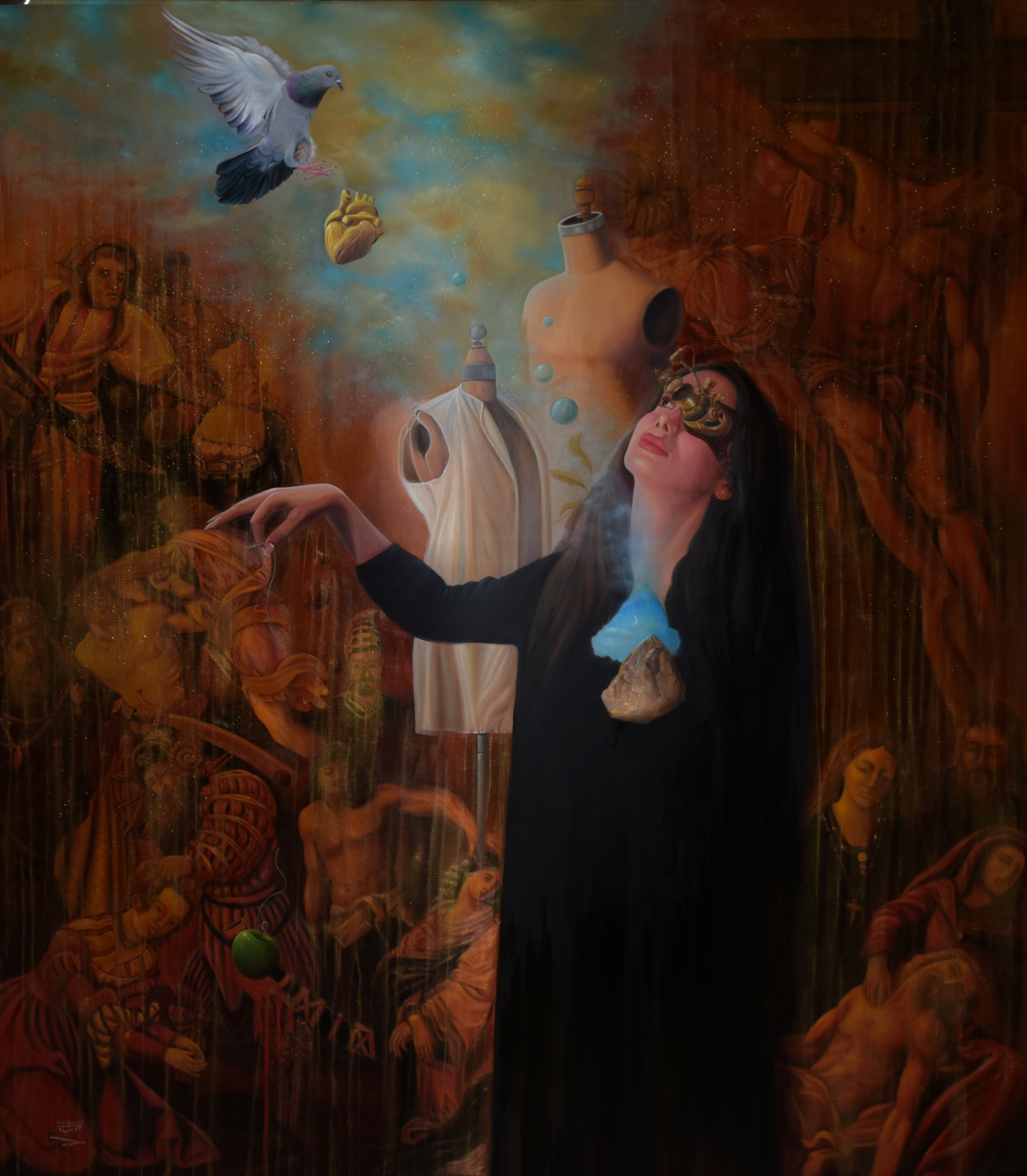 اثر دایره تکامل سال2020 از جواد بیاد اثر دایره تکامل سال2020 از جواد بیاد