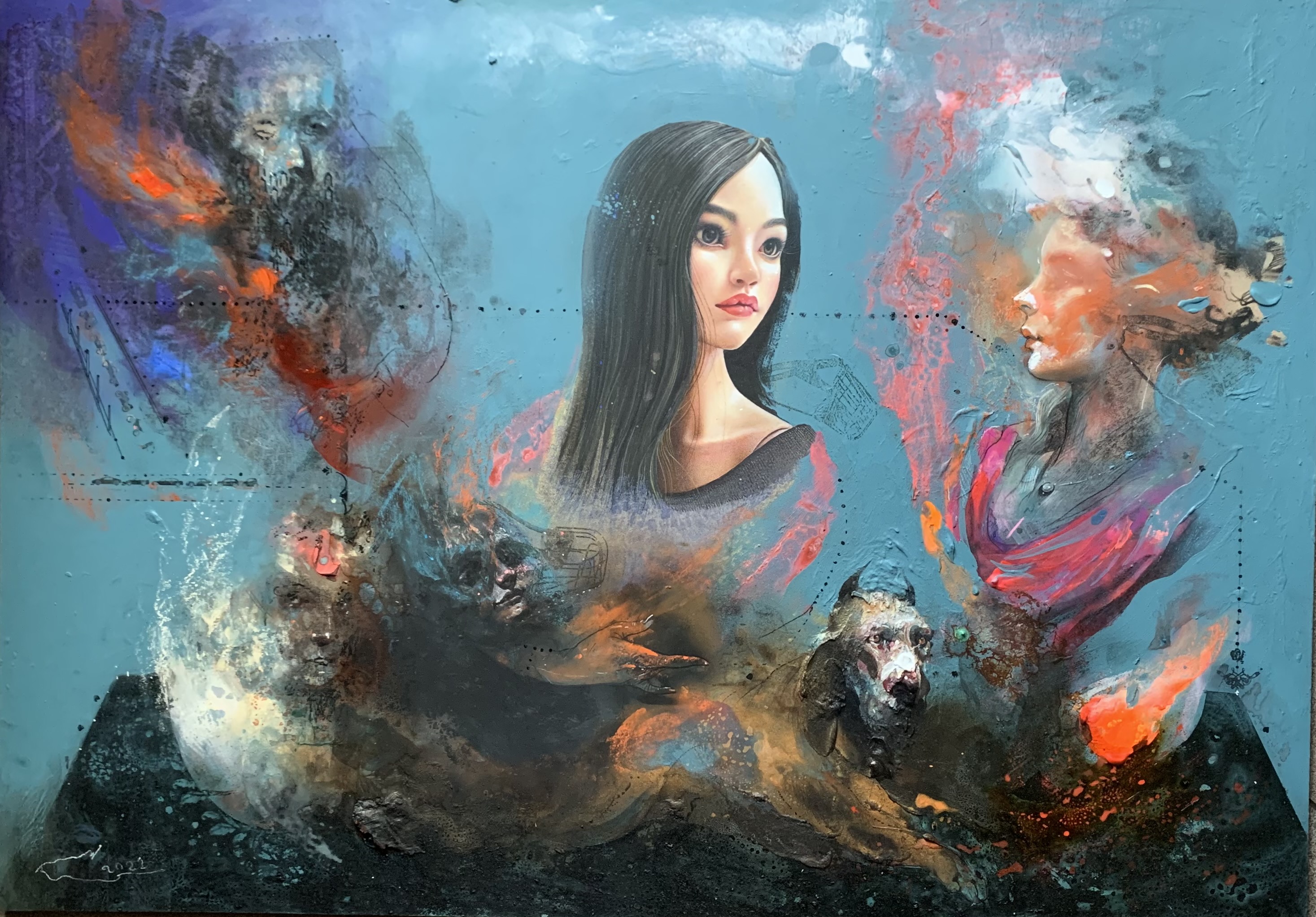 اثر بدون عنوان از مهرداد ختائی اثر بدون عنوان از مهرداد ختائی