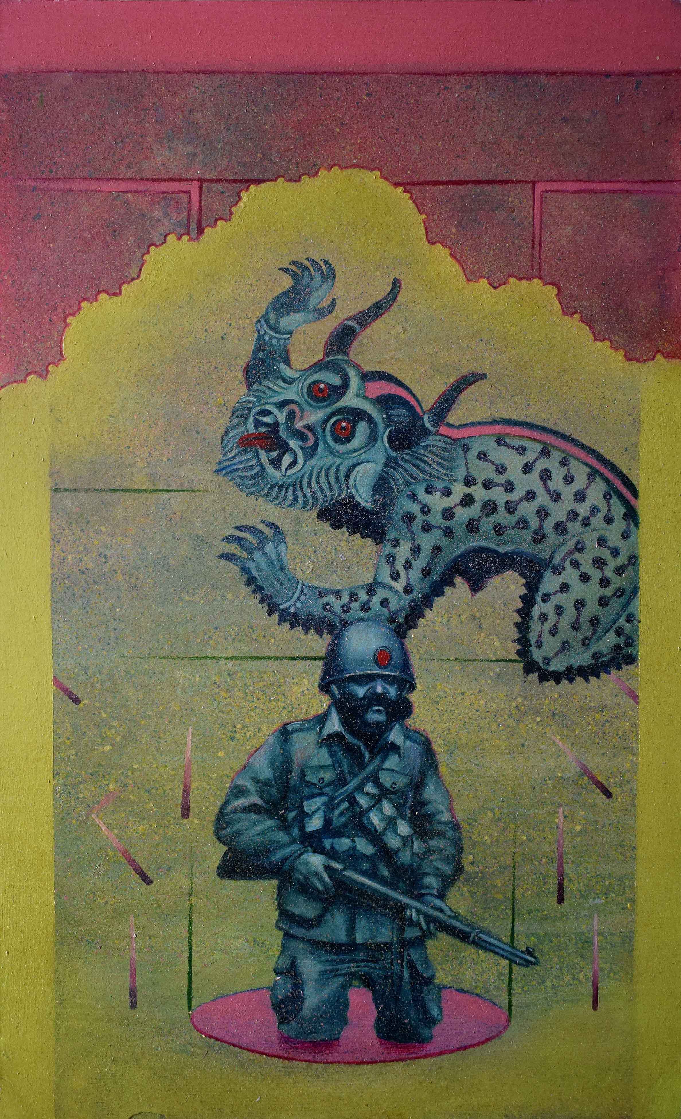 اثر از مجموعه سربازان شماره ۱ از افشین باقری اثر از مجموعه سربازان شماره ۱ از افشین باقری