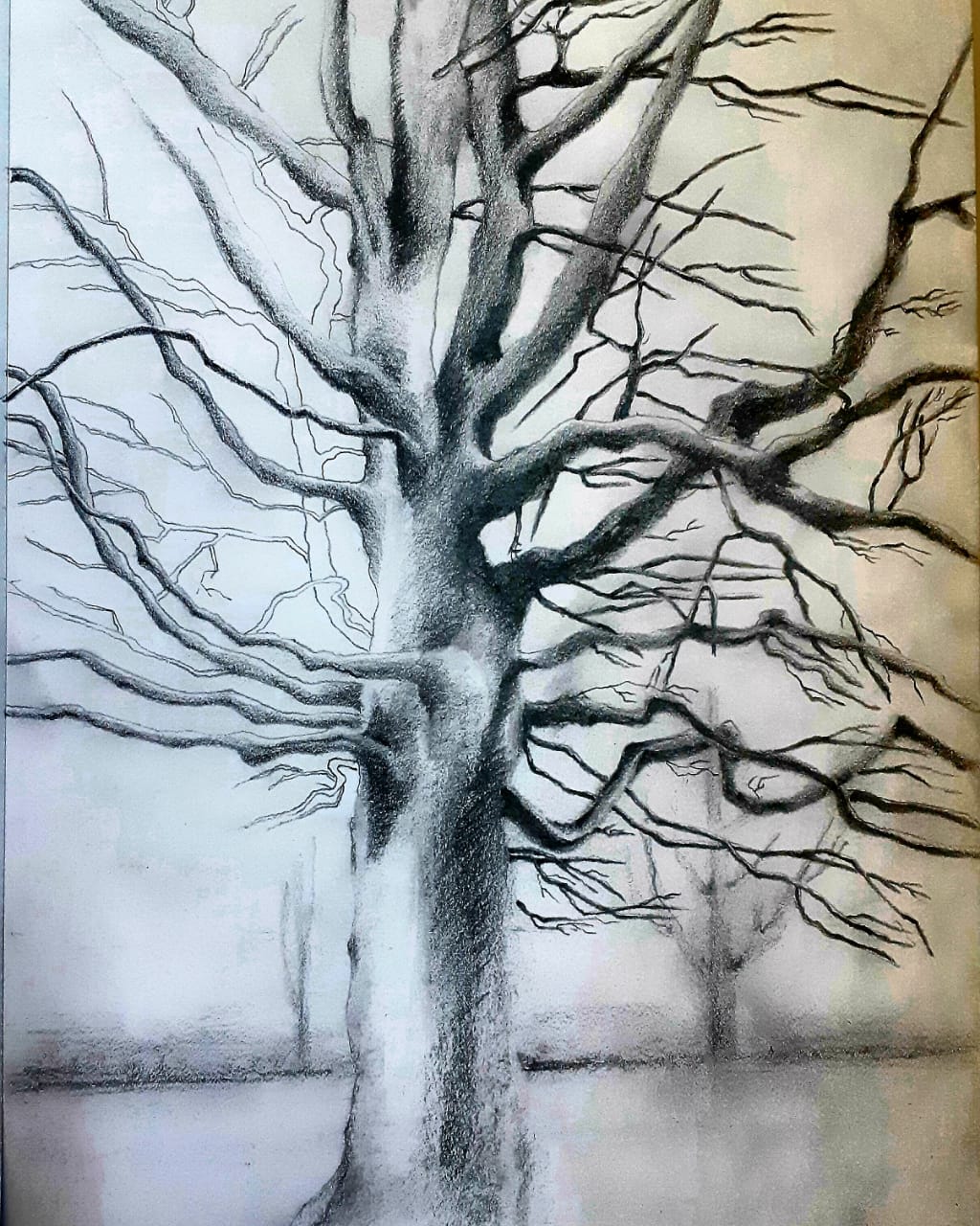 Artwork Trees Series 2 by Shokoufeh Fallah Artwork Trees Series 2 by Shokoufeh Fallah