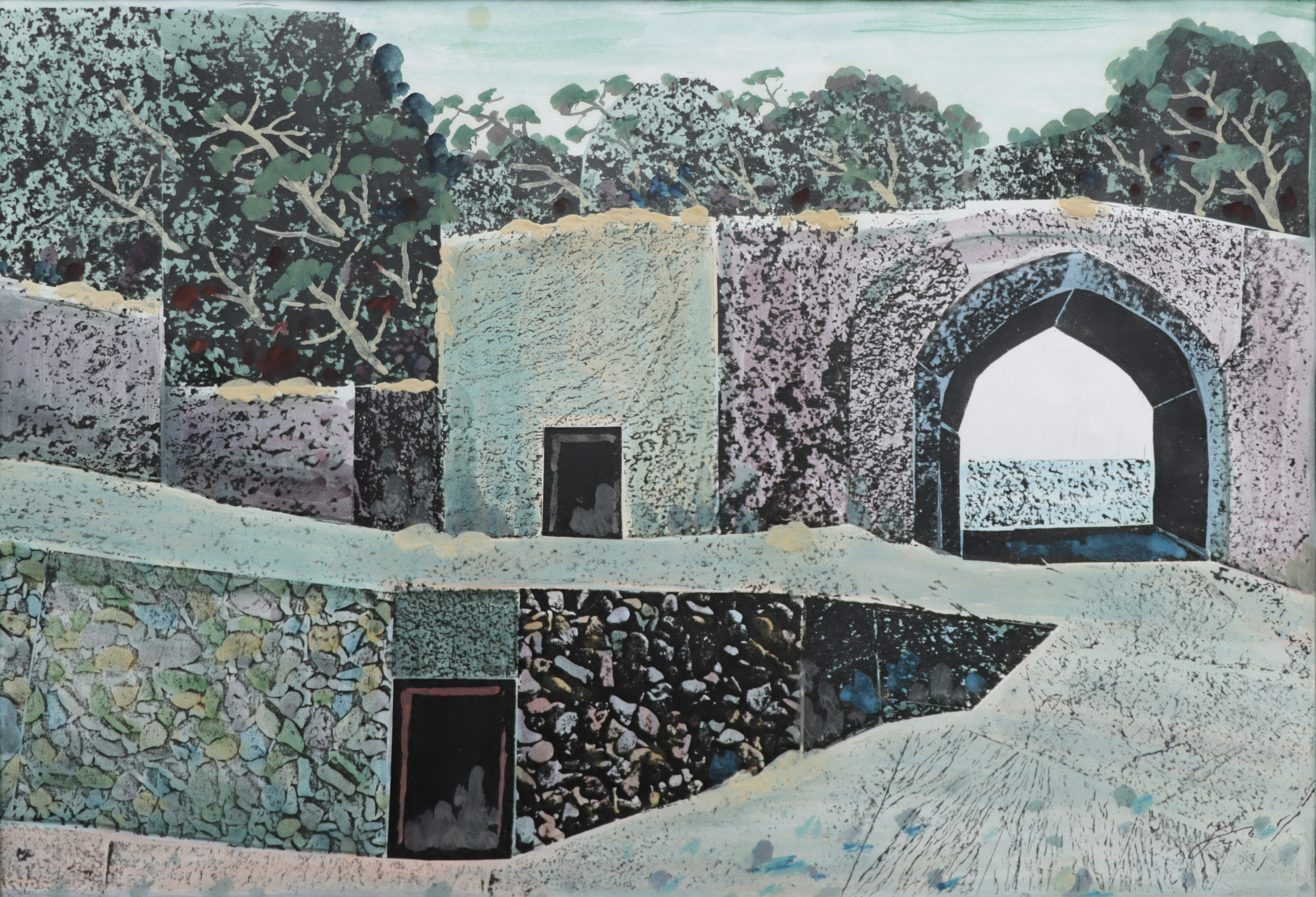 Artwork Untitled by Aliakbar Sanati Artwork Untitled by Aliakbar Sanati