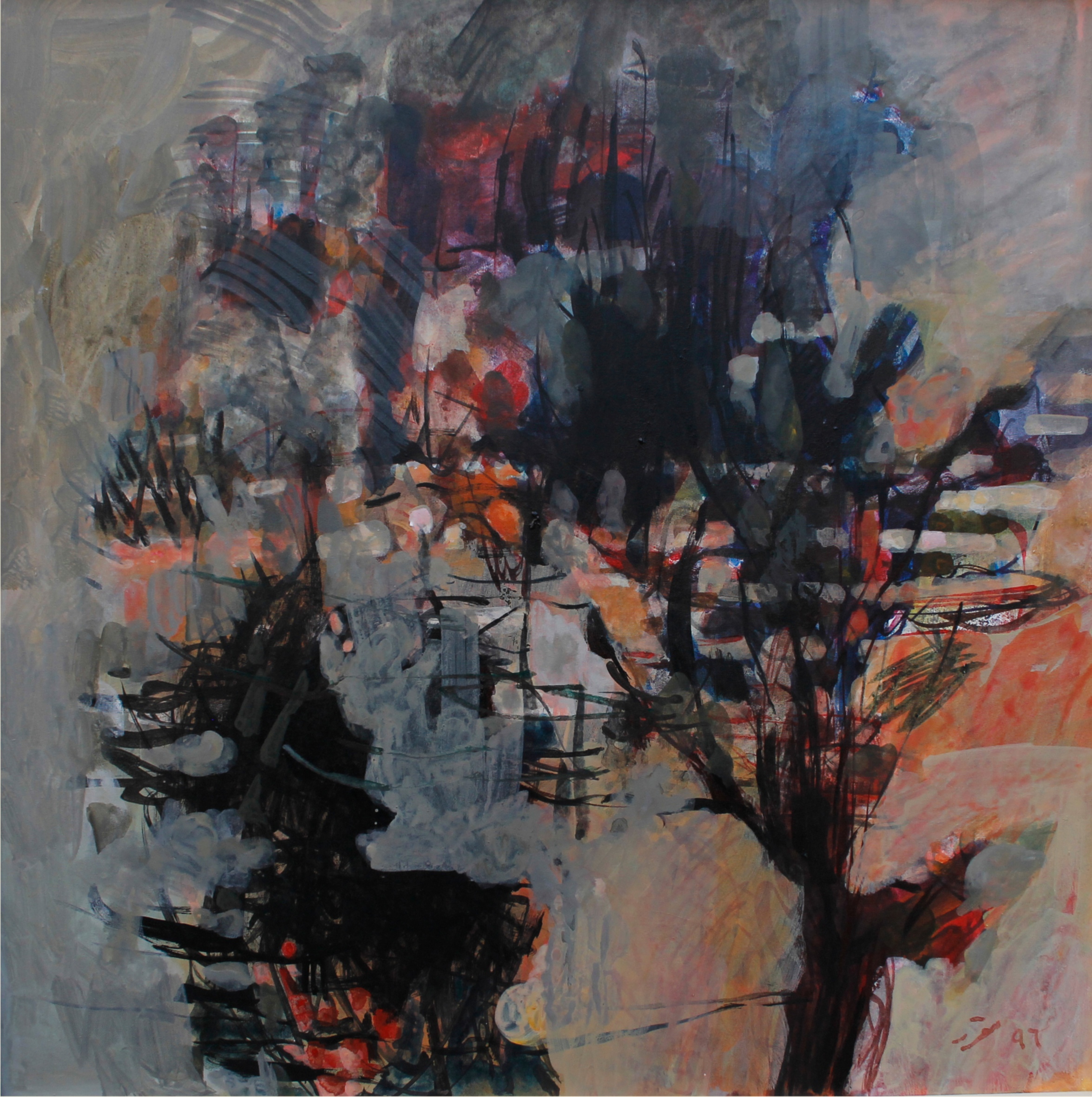 اثر بدون عنوان یک سه یک یک از پرویز معزز اثر بدون عنوان یک سه یک یک از پرویز معزز