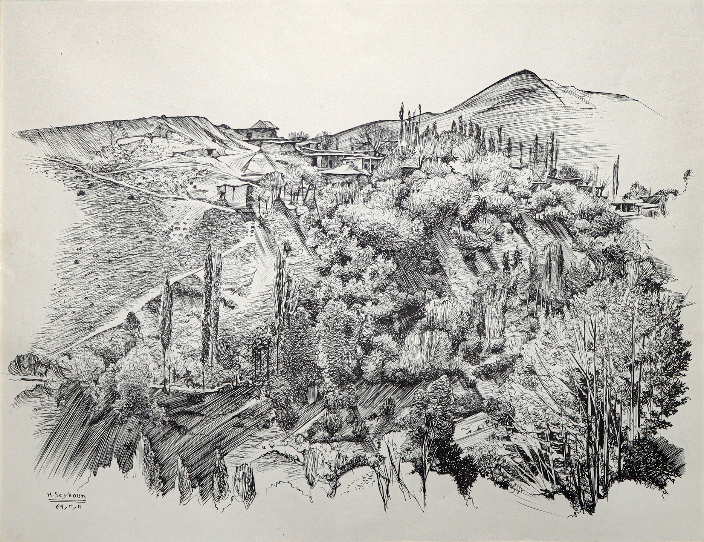 Artwork Untitled by hooshang Seyhoun Artwork Untitled by hooshang Seyhoun