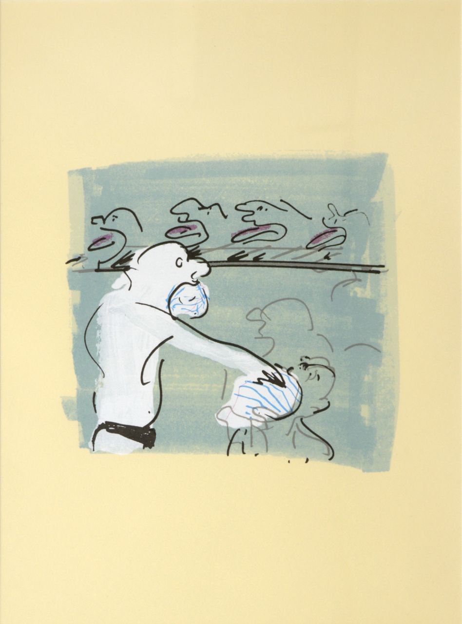 Artwork Untitled by Tala Madani Artwork Untitled by Tala Madani
