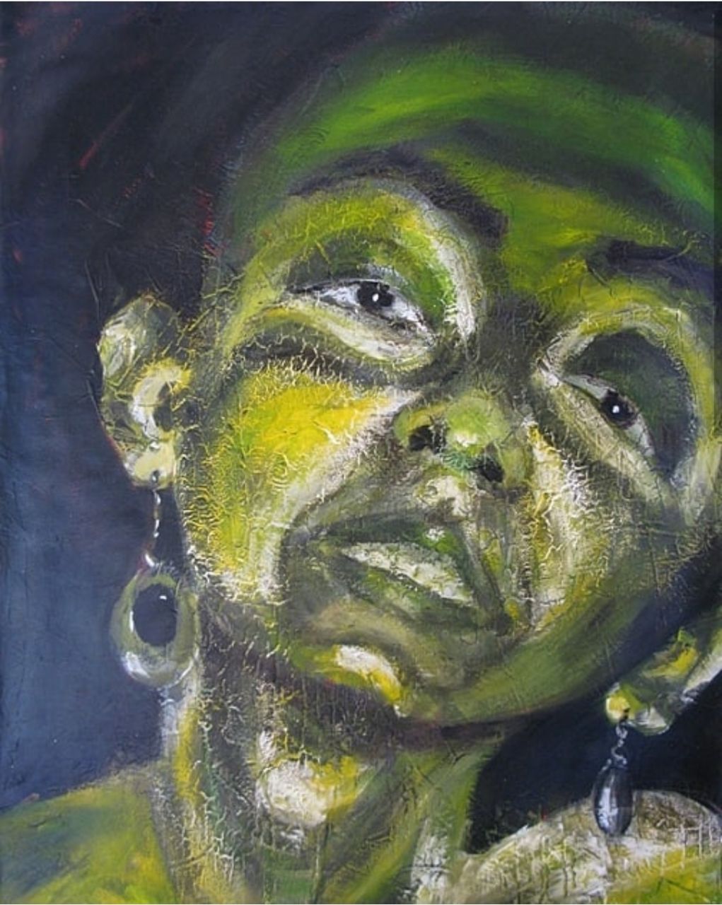 Artwork Self portrait by Oldooz Robatian Artwork Self portrait by Oldooz Robatian